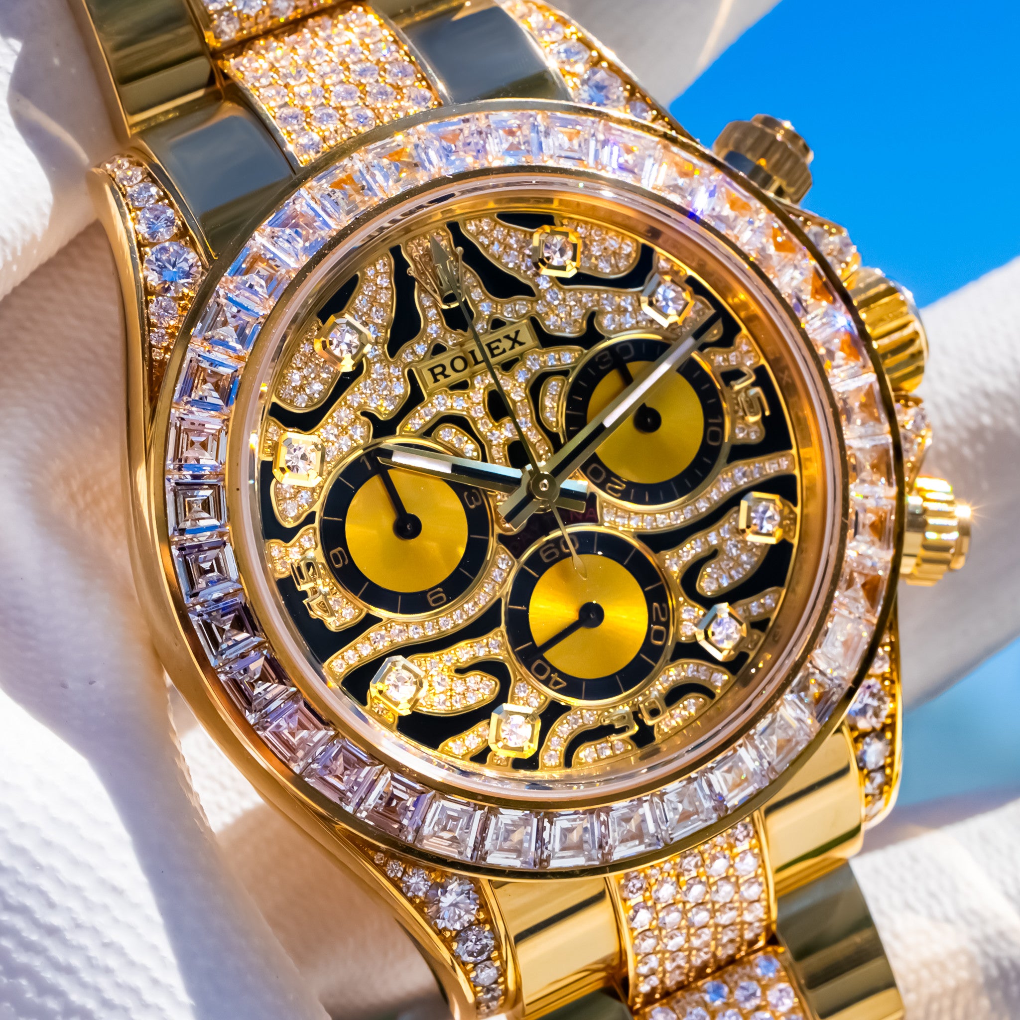 Rolex2022 Daytona "Eye Of The Tiger" 116598TBR Pave