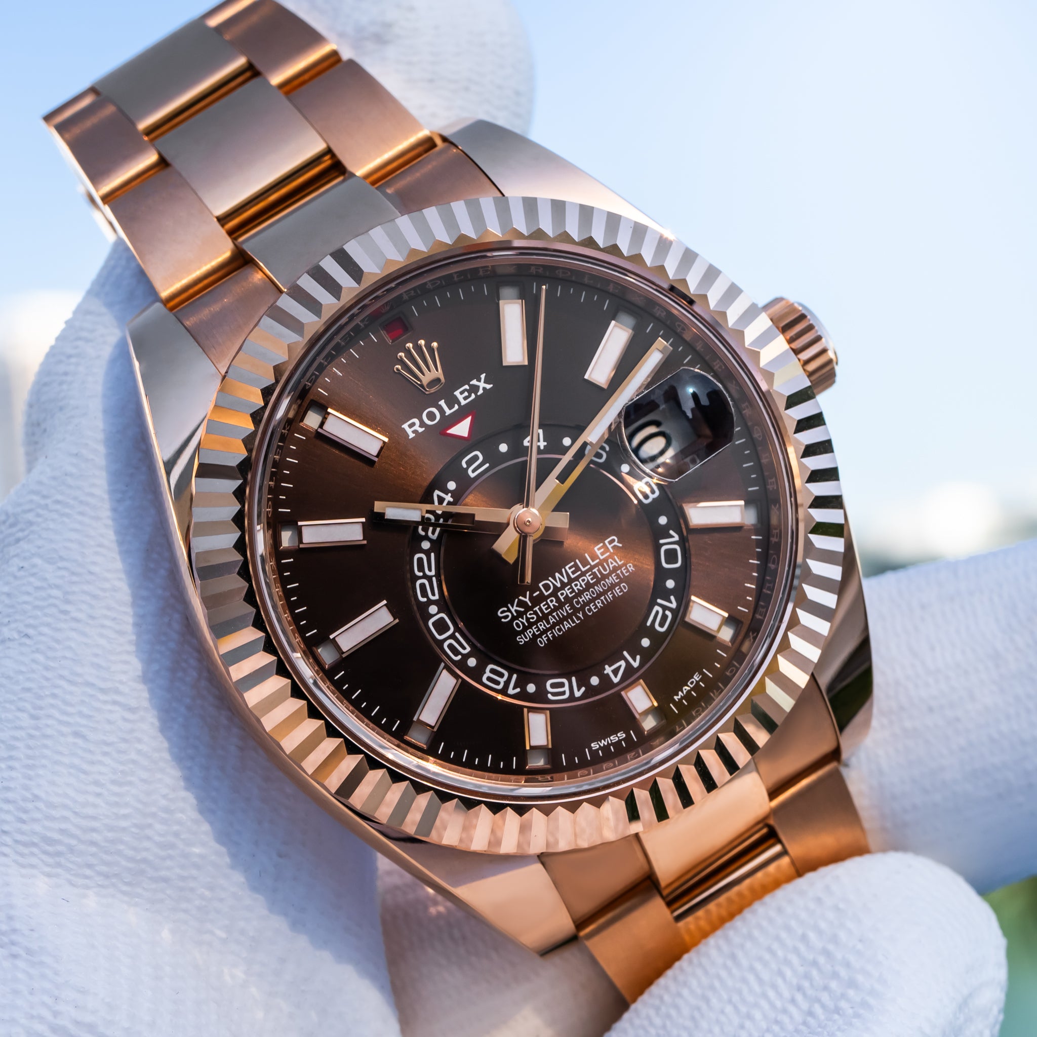 Rolex 2023 Sky-Dweller 42mm 326935 Chocolate Dial
