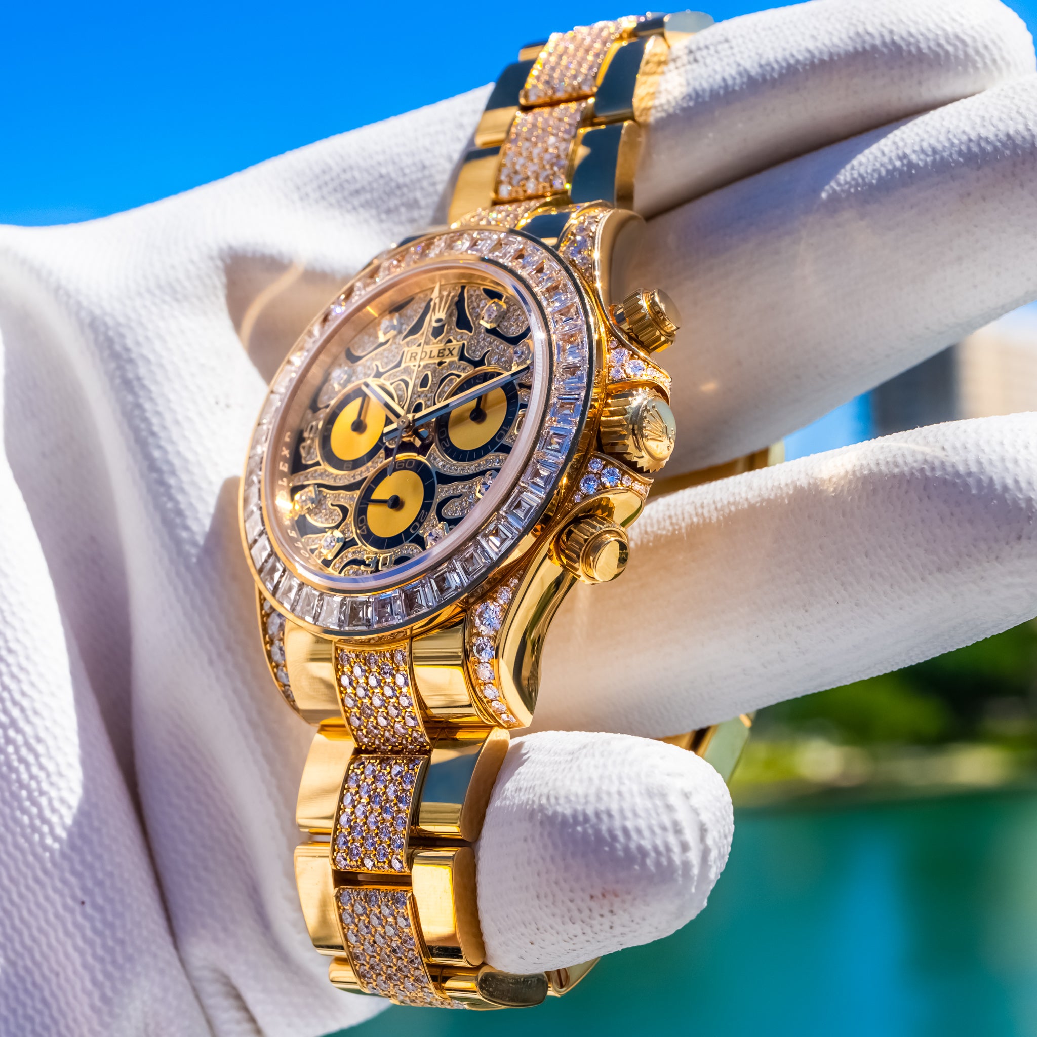 Rolex2022 Daytona "Eye Of The Tiger" 116598TBR Pave