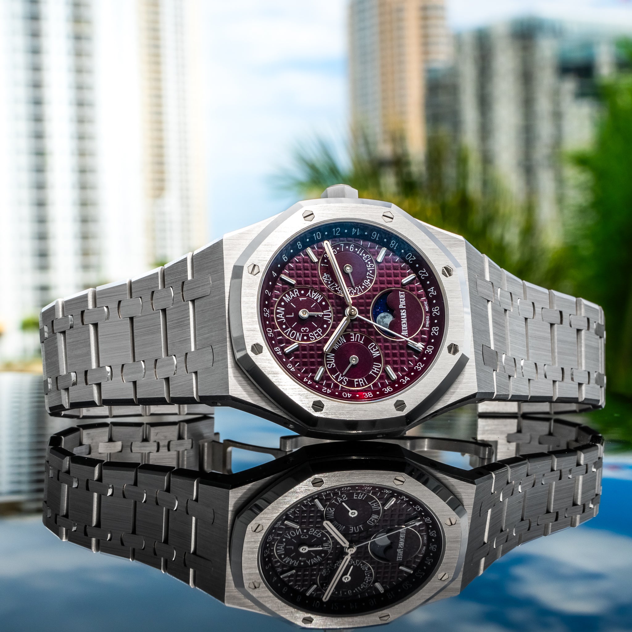 2024 Audemars Piguet 26574BC Royal Oak Perpetual Calendar 41mm Qatar Edition