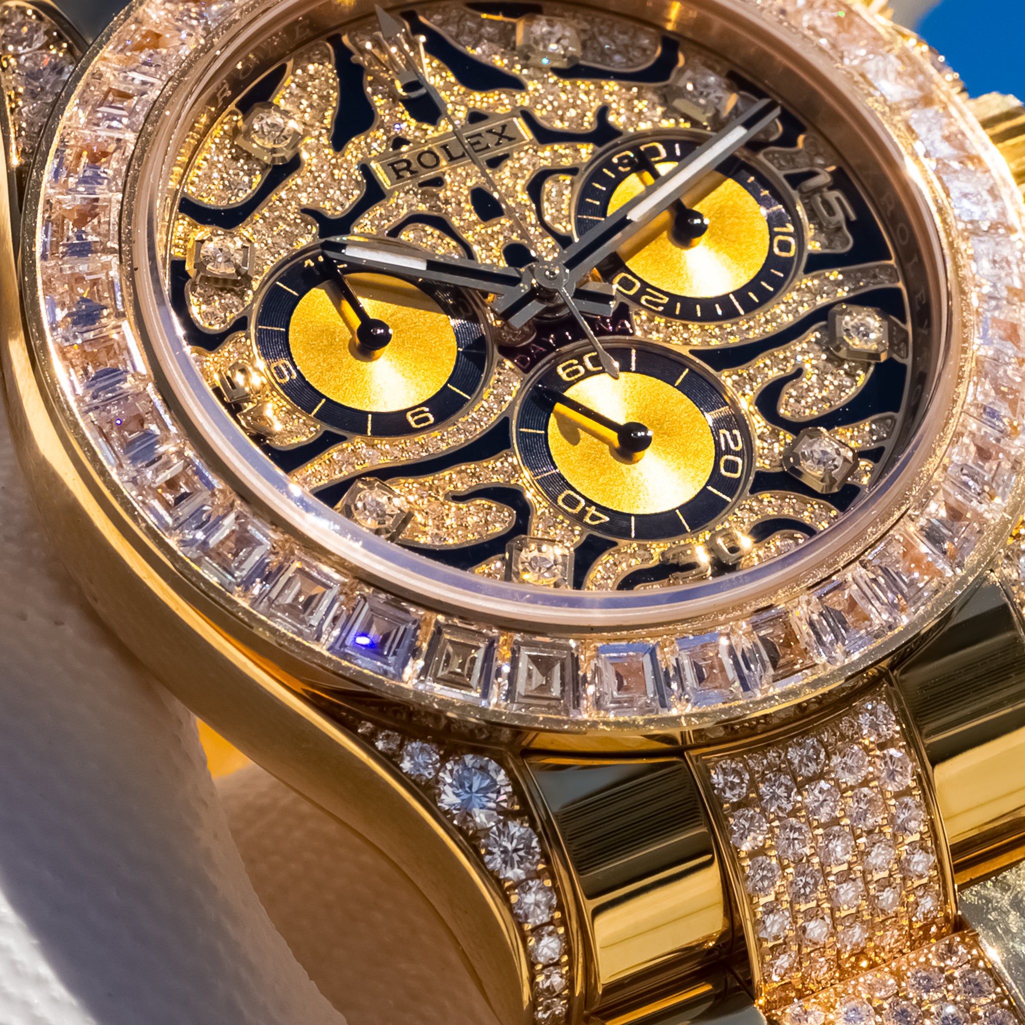 Rolex2022 Daytona "Eye Of The Tiger" 116598TBR Pave