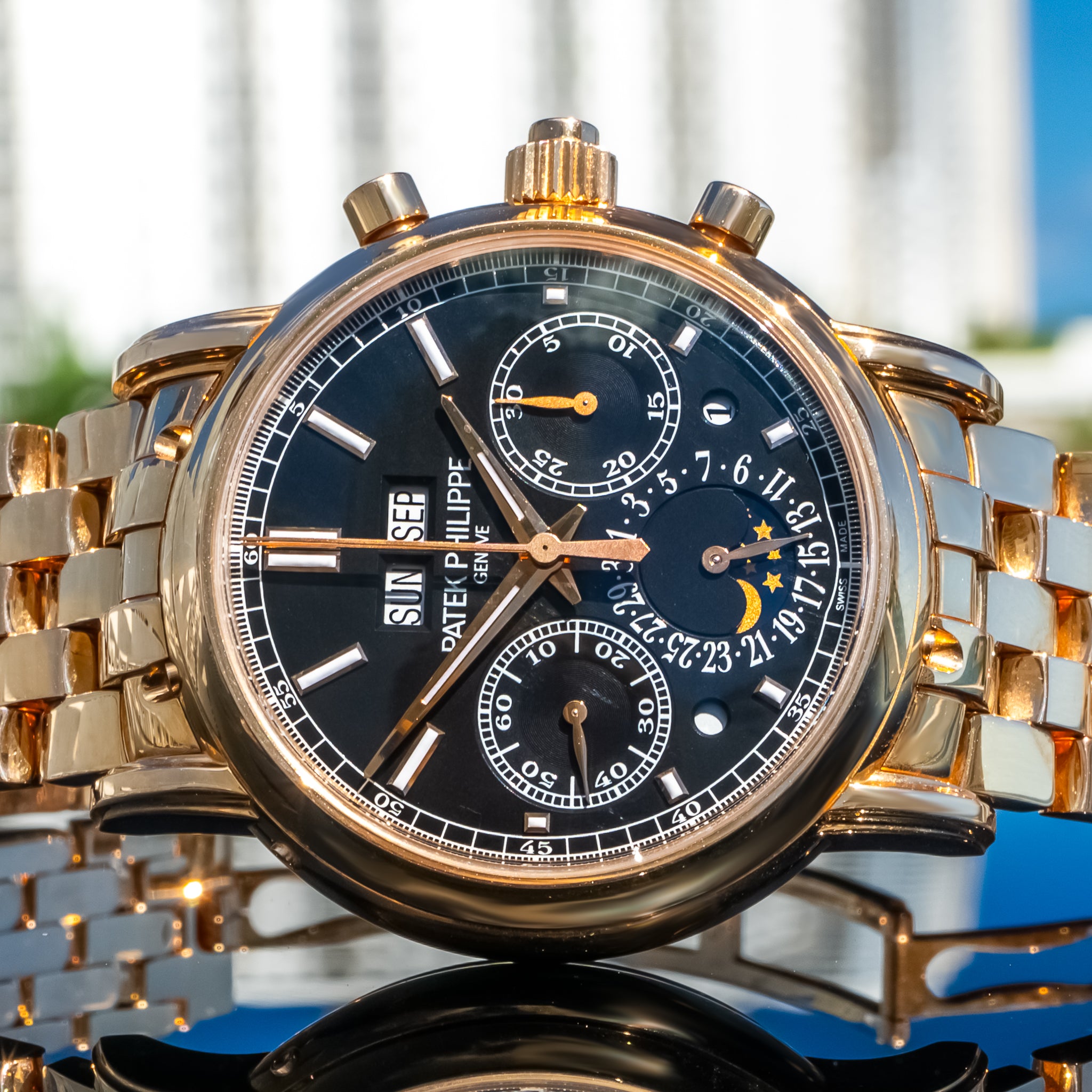 2017 Patek Philippe 5204/1r-001 Grand Complications Perpetual Calendar Split-Seconds Chronograph 40mm