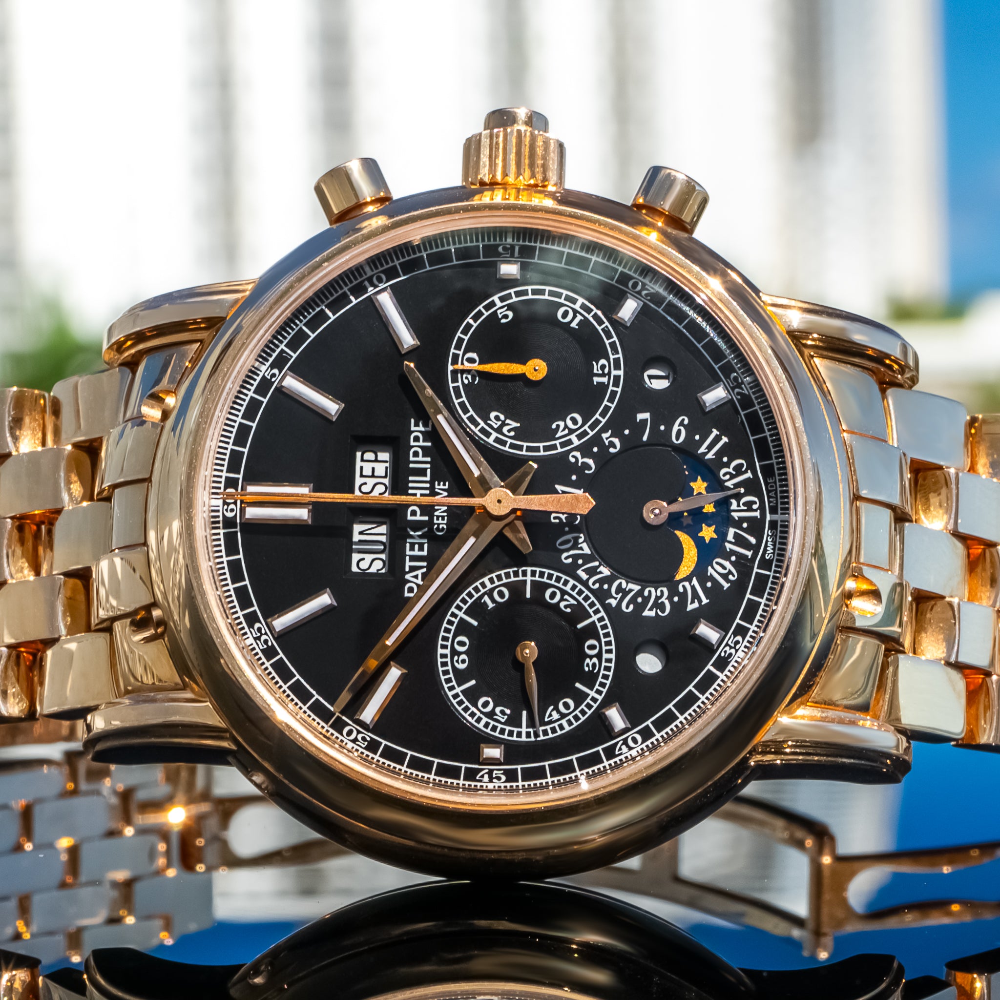 2017 Patek Philippe 5204/1r-001 Grand Complications Perpetual Calendar Split-Seconds Chronograph 40mm