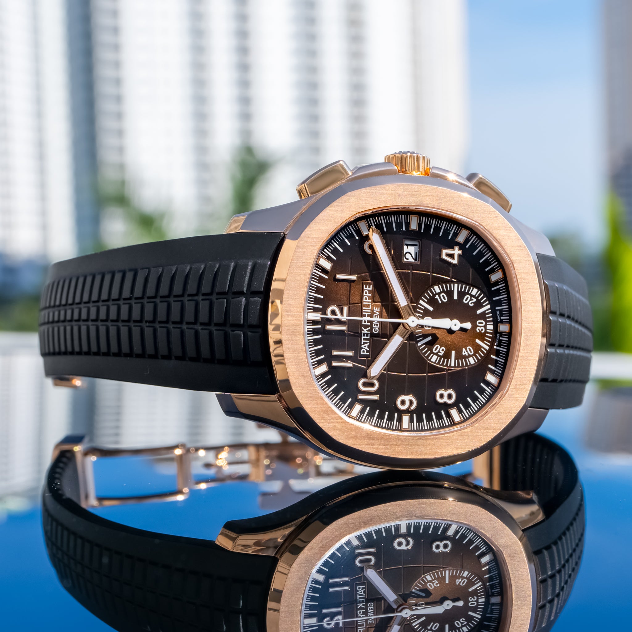 2023 Patek Philippe 5968r Aquanaut Rose Gold 42.2mm