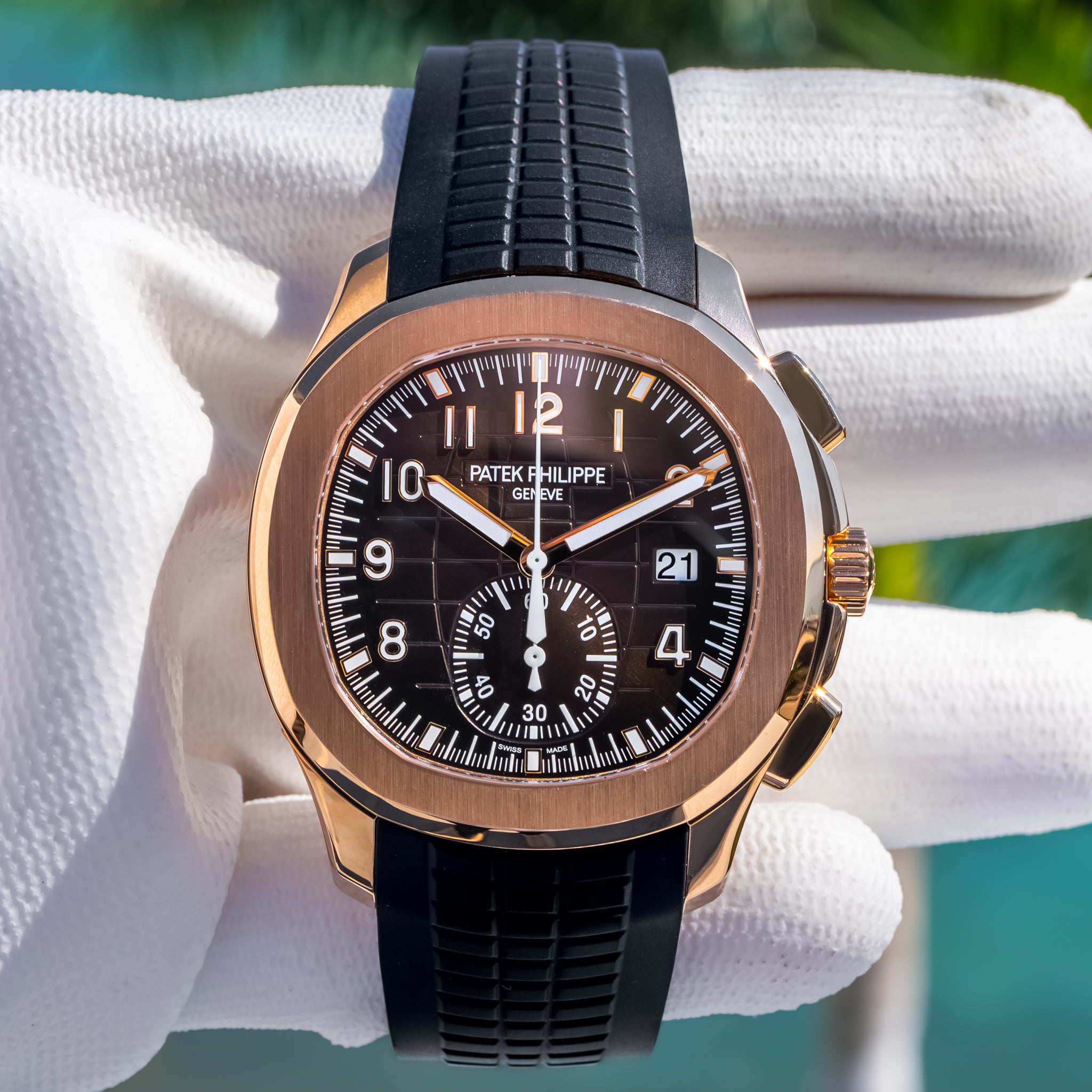 2023 Patek Philippe 5968r Aquanaut Rose Gold 42.2mm