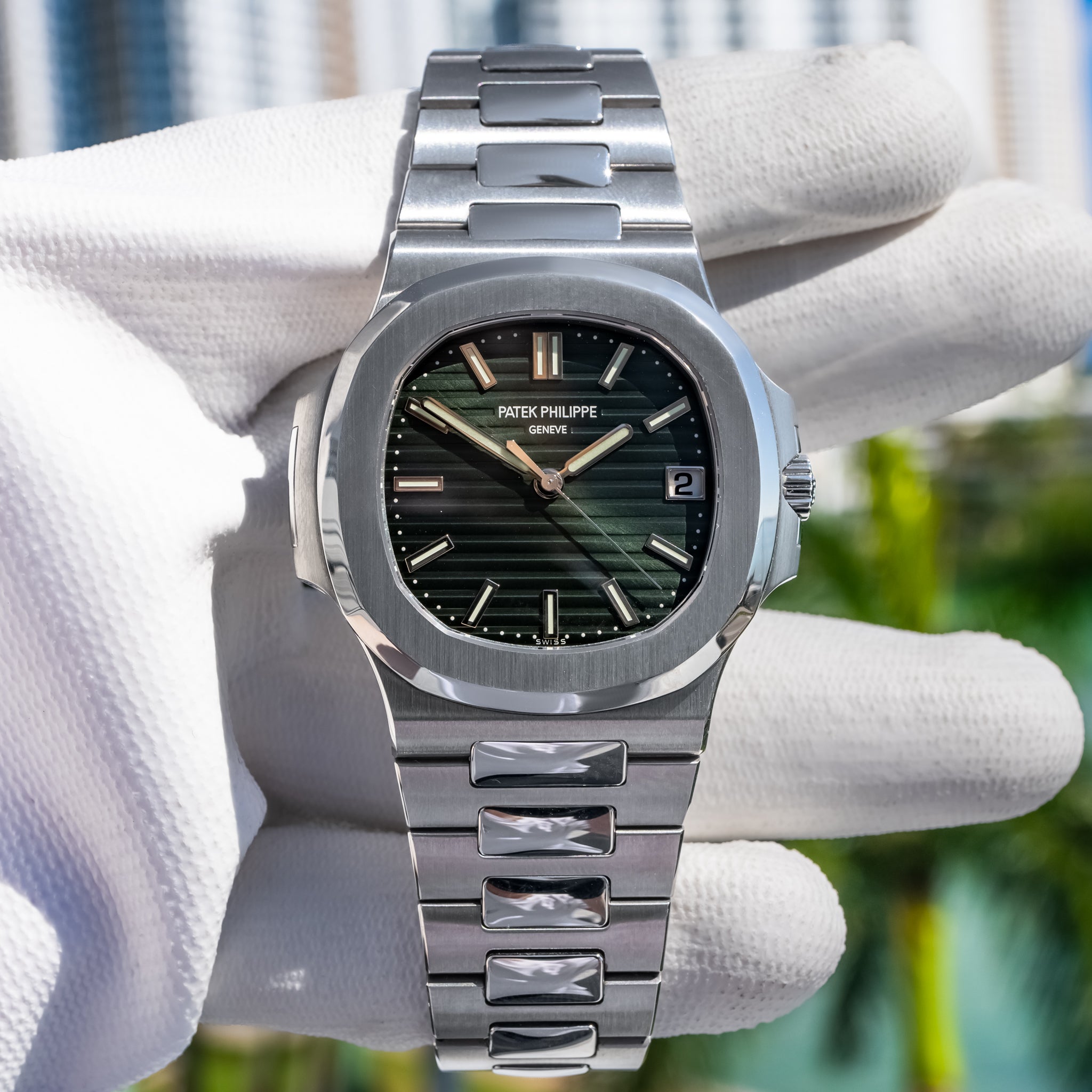 Patek Philippe Nautilus 2021 5711/1A-014 Green Dial