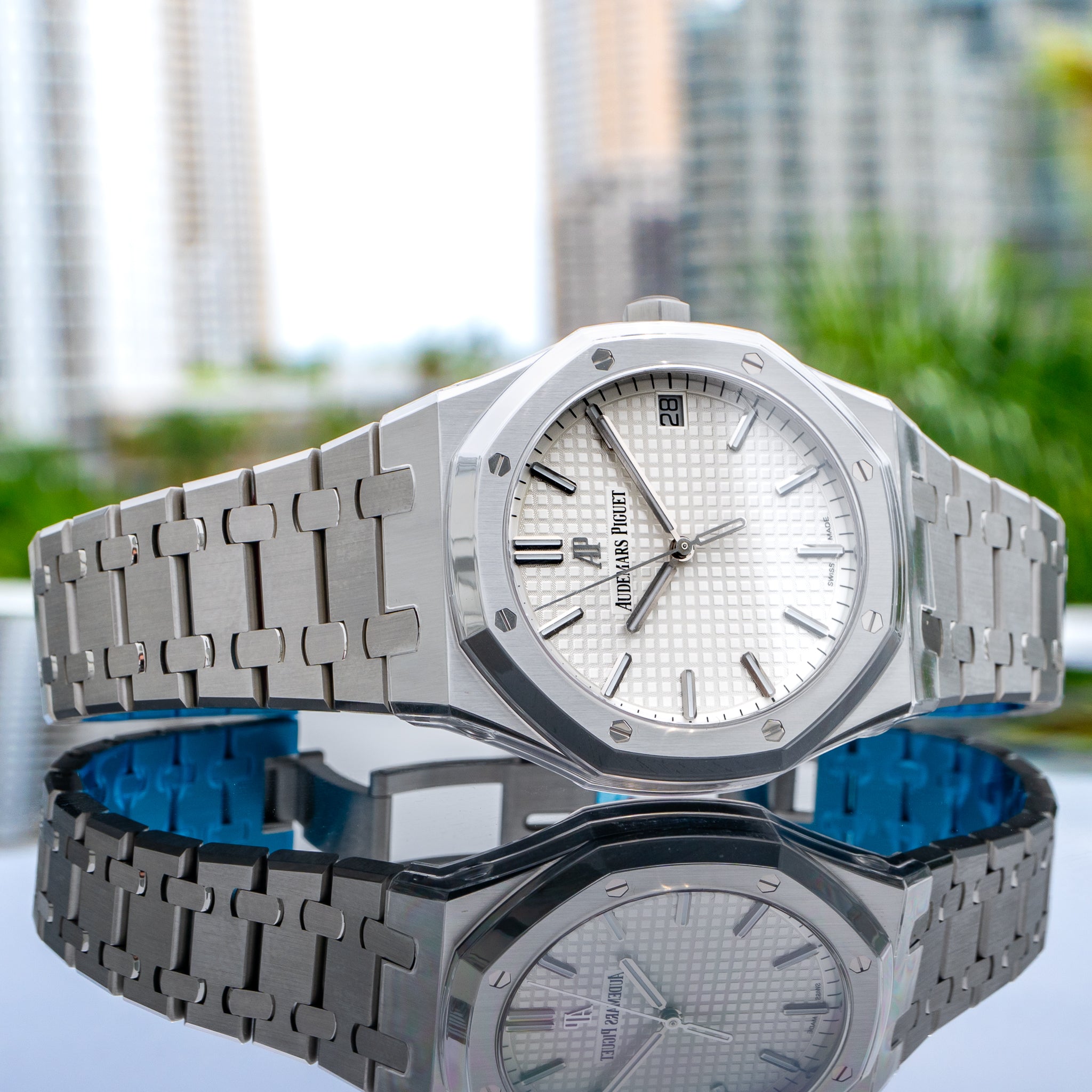 2021 Audemars Piguet 15500ST White Dial 41mm