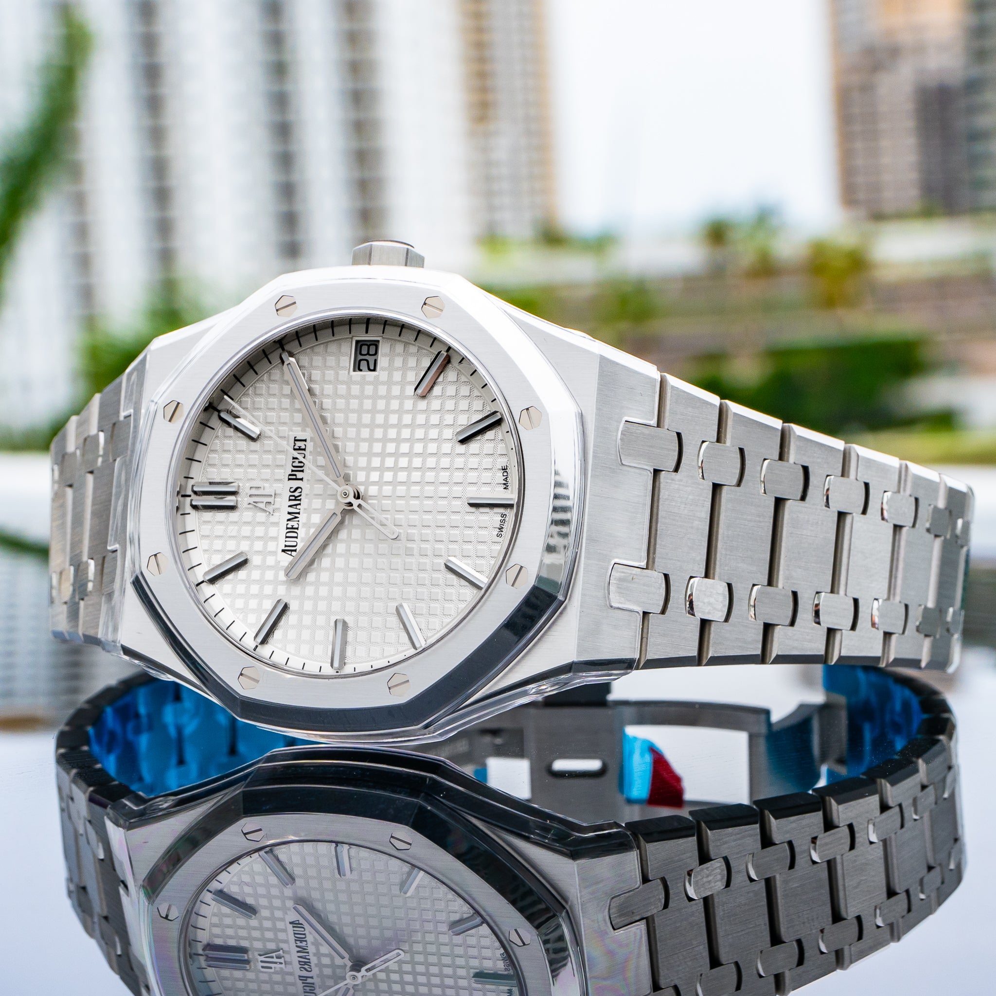 2021 Audemars Piguet 15500ST White Dial 41mm