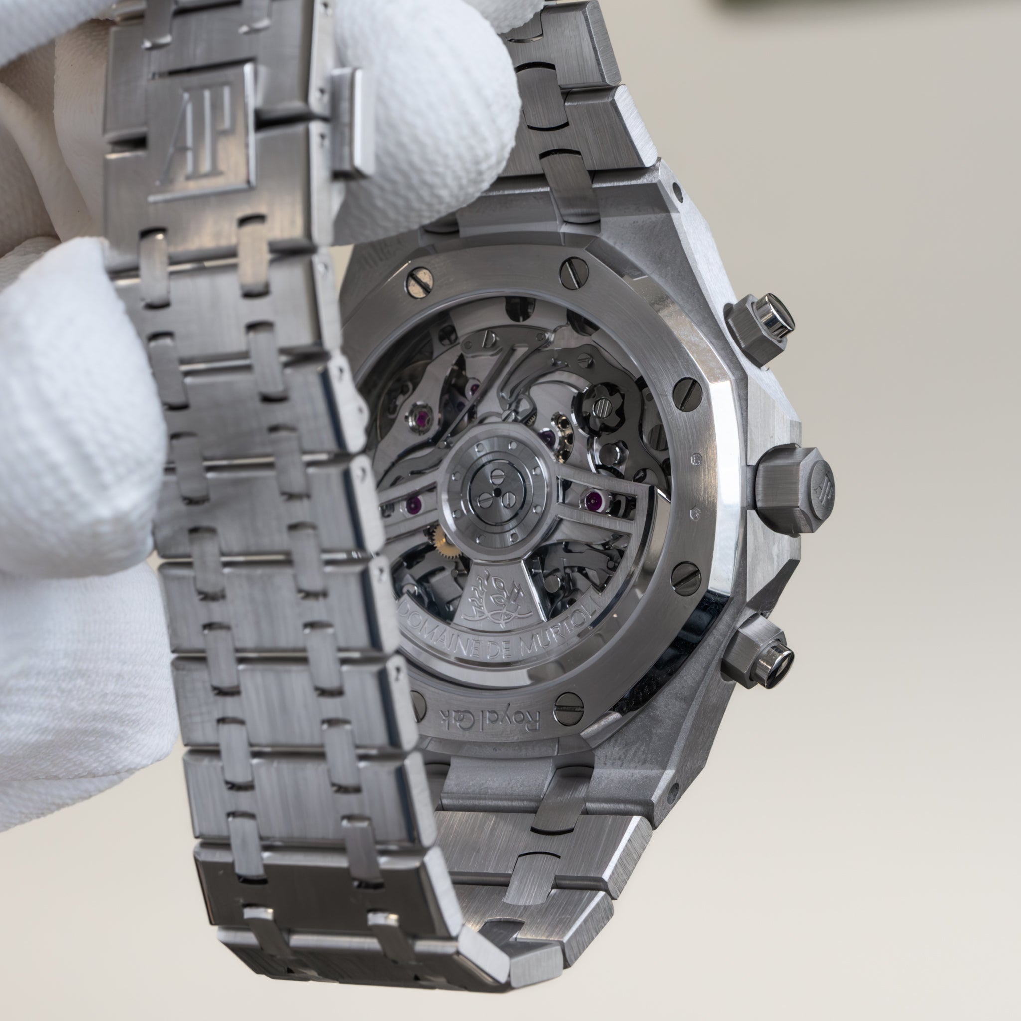 Audemars Piguet Royal Oak Chronograph White Gold Purple Dial 26240BC