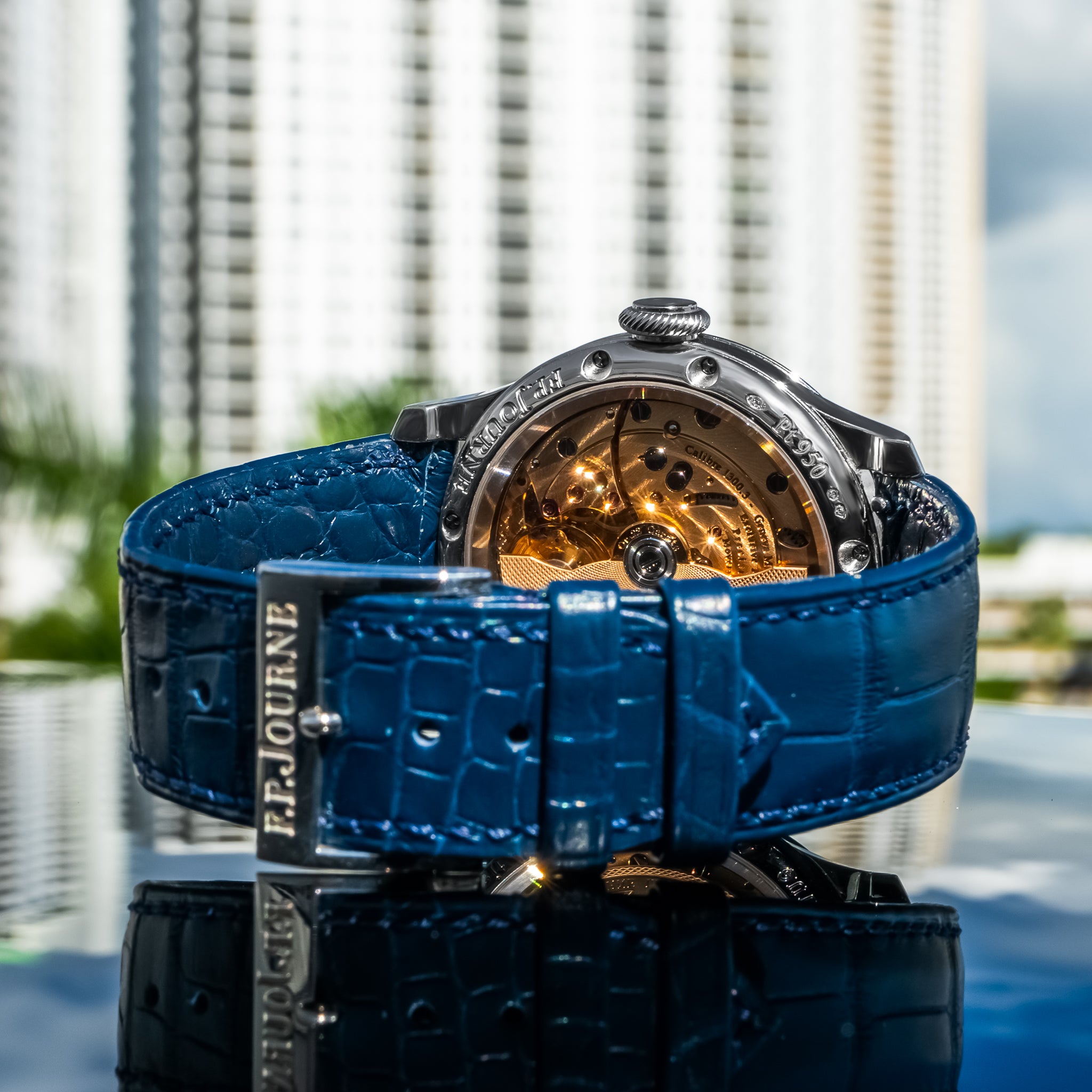 F.P. Journe Octa Lune Platinum Salmon 40mm