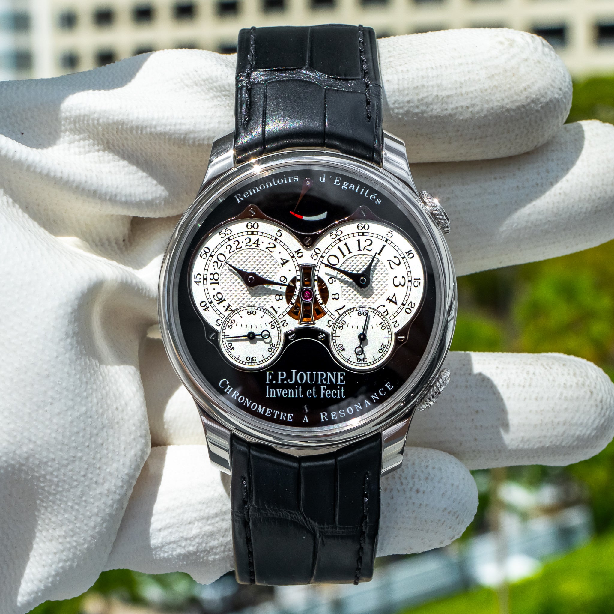 F.P. Journe Chronomètre À Résonance Black Label 40mm