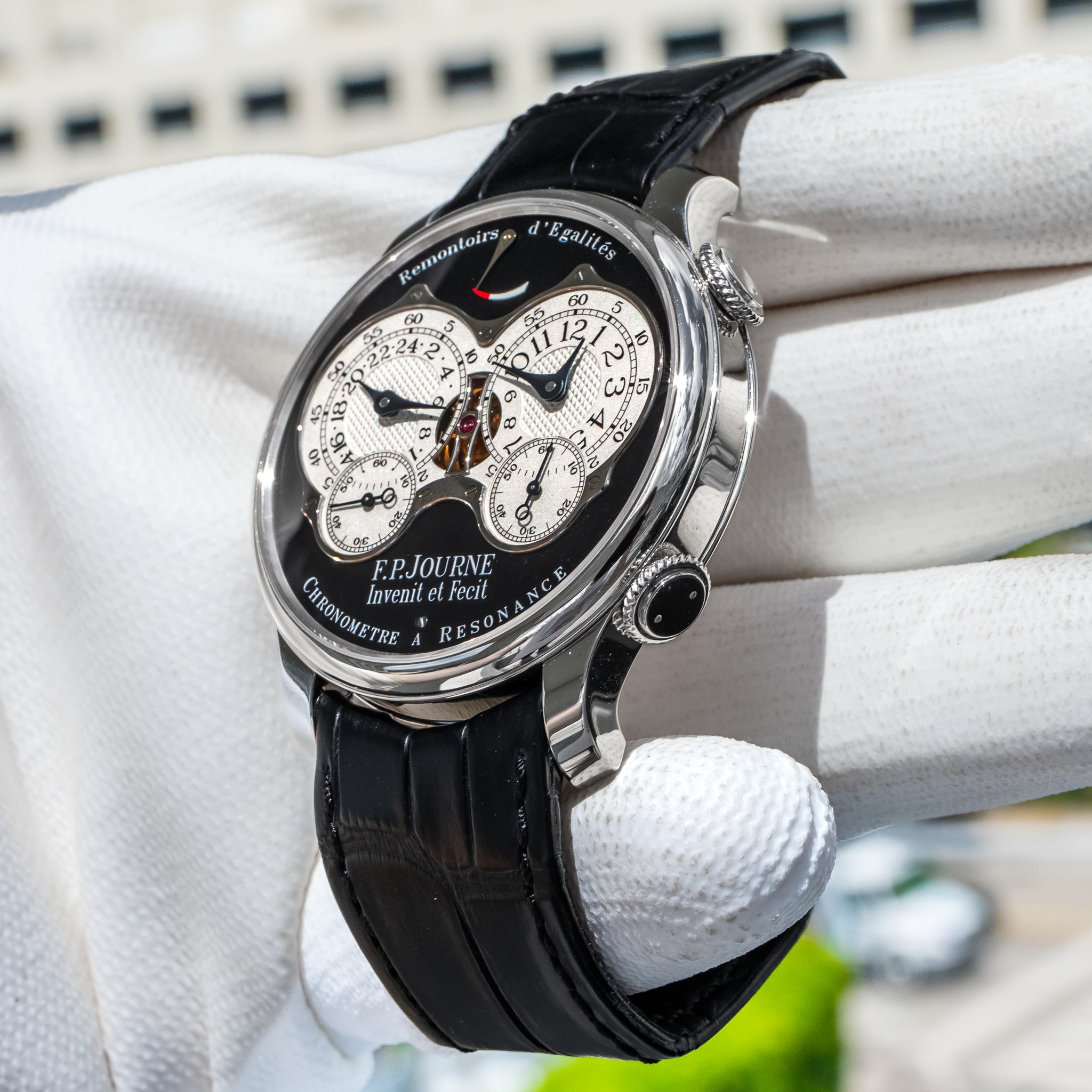 F.P. Journe Chronomètre À Résonance Black Label 40mm