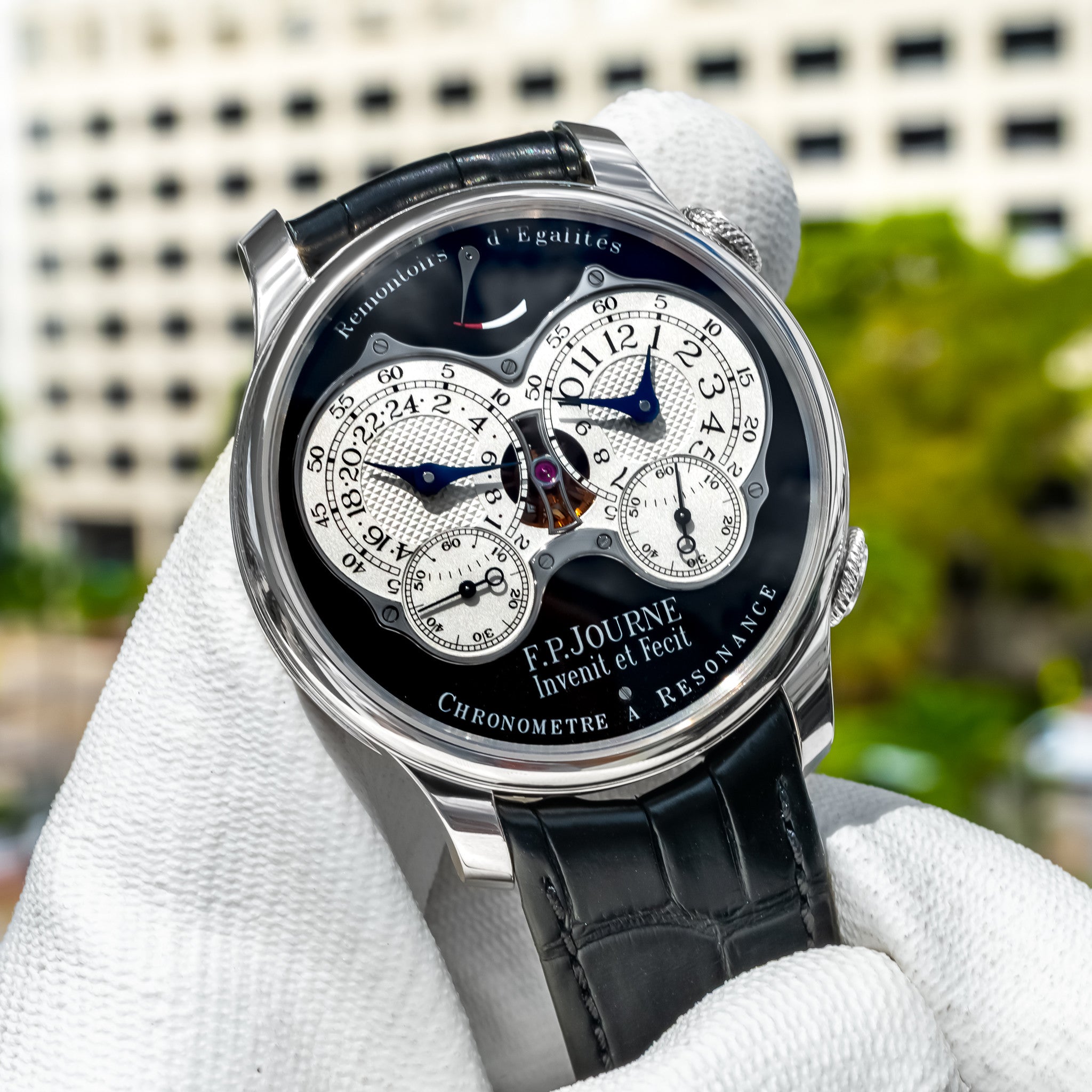 F.P. Journe Chronomètre À Résonance Black Label 40mm
