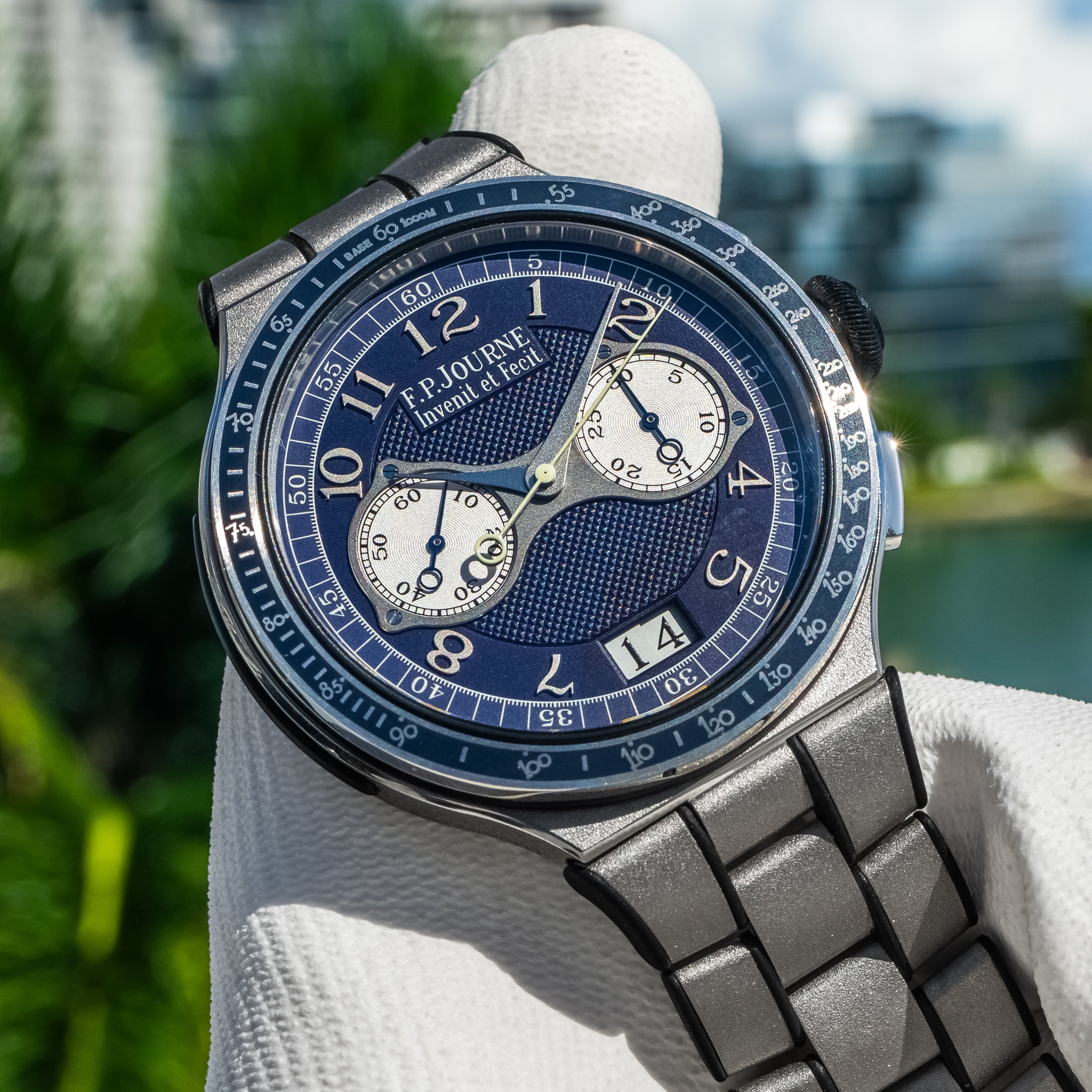 F.P. Journe LineSport Chronograph Monopoussoir Rattrapante Platinum 44mm