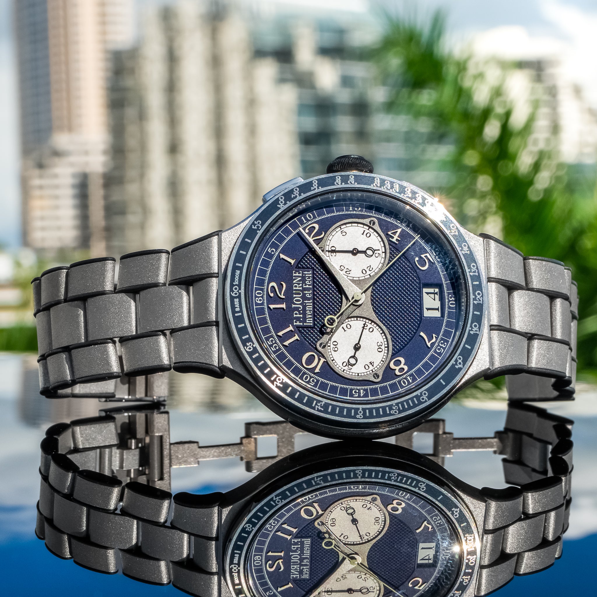 F.P. Journe LineSport Chronograph Monopoussoir Rattrapante Platinum 44mm