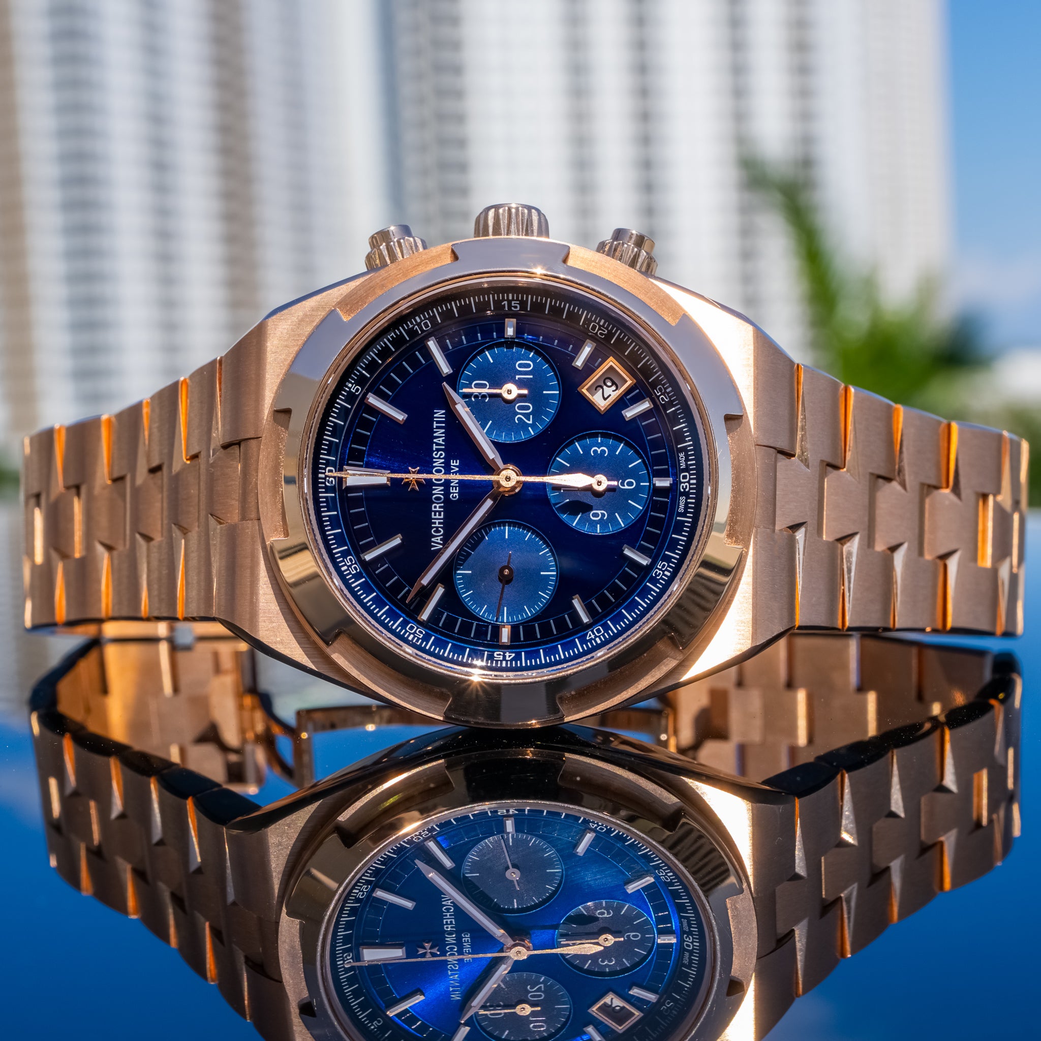 2023 Vacheron Constantin Overseas Chronograph Rose 42mm 5500V/110R-B952