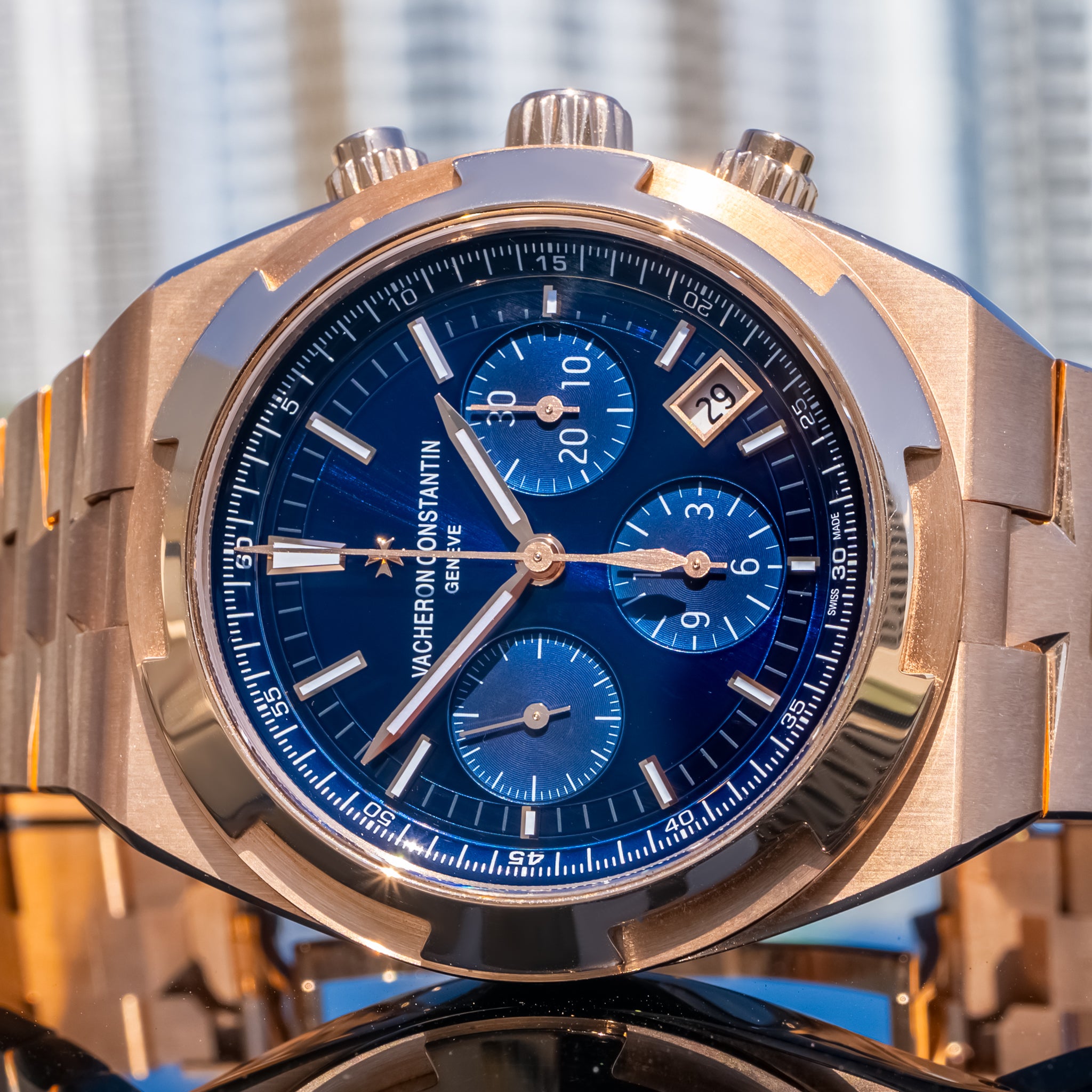 2023 Vacheron Constantin Overseas Chronograph Rose 42mm 5500V/110R-B952