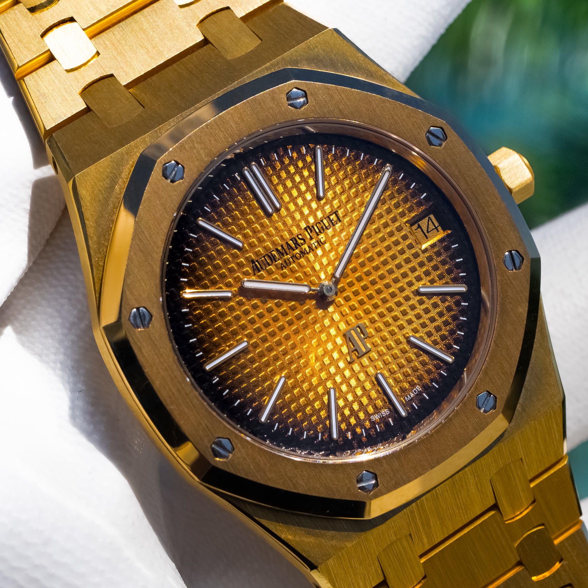 2022 Audemars Piguet 16202BA Royal Oak "Jumbo" 50th Anniversary 39mm