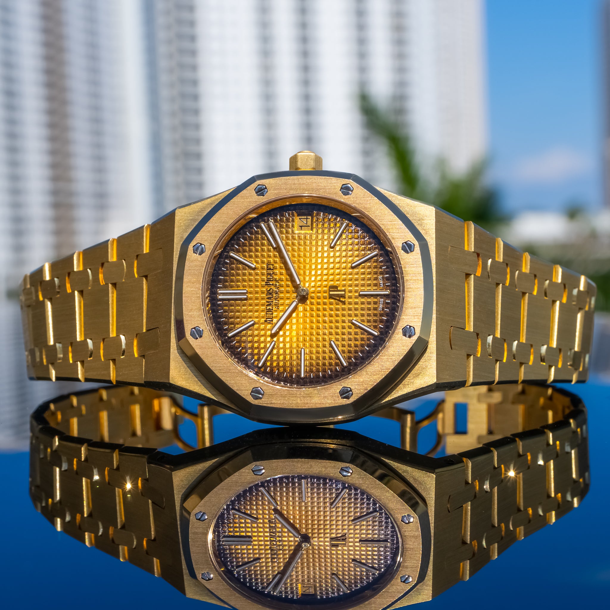 2022 Audemars Piguet 16202BA Royal Oak "Jumbo" 50th Anniversary 39mm