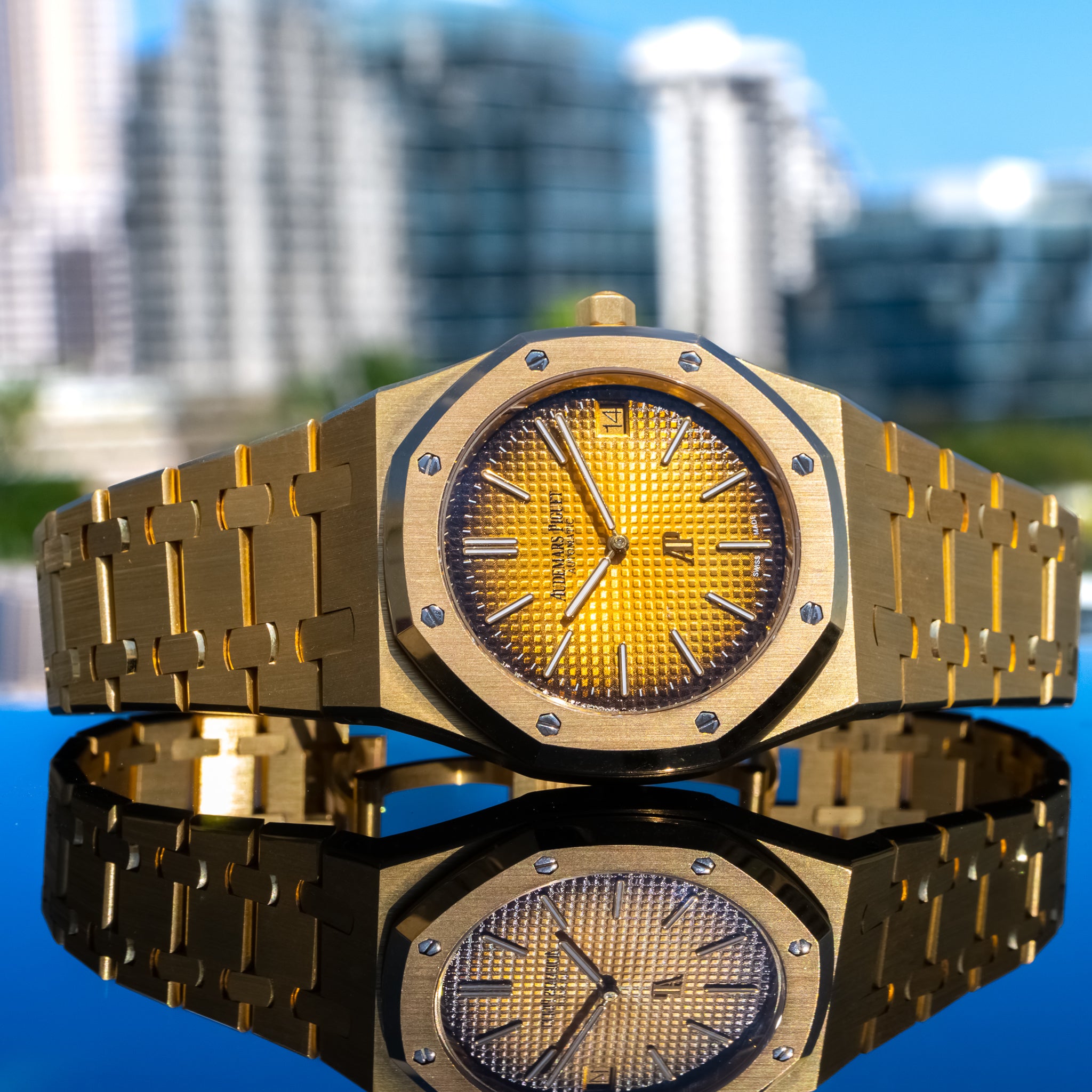 2022 Audemars Piguet 16202BA Royal Oak "Jumbo" 50th Anniversary 39mm