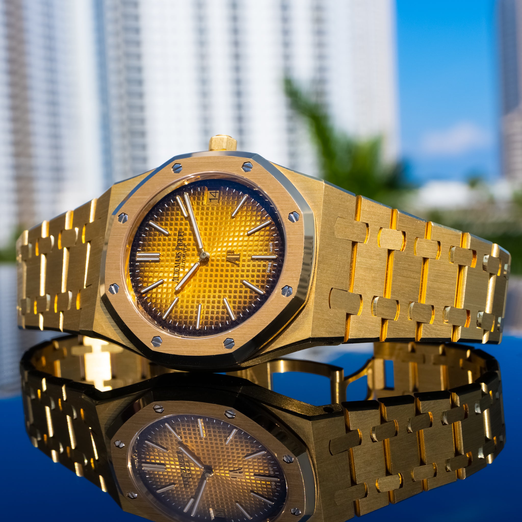 2022 Audemars Piguet 16202BA Royal Oak "Jumbo" 50th Anniversary 39mm