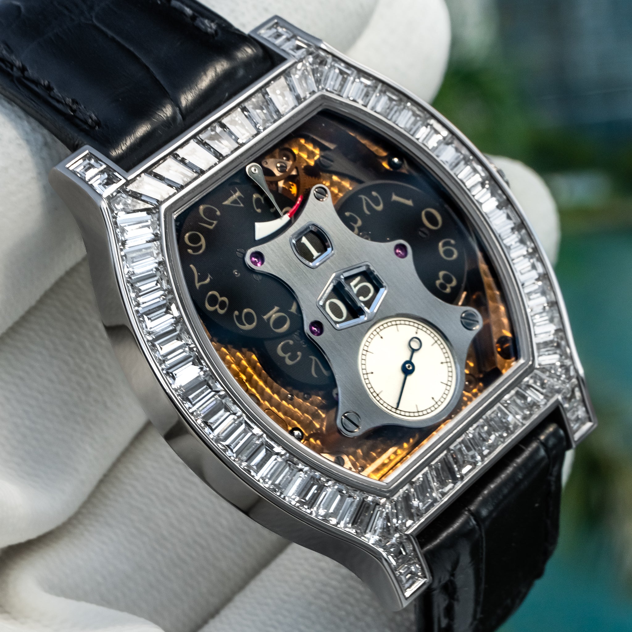 F.P. Journe Vagabondage II Platinum Baguette