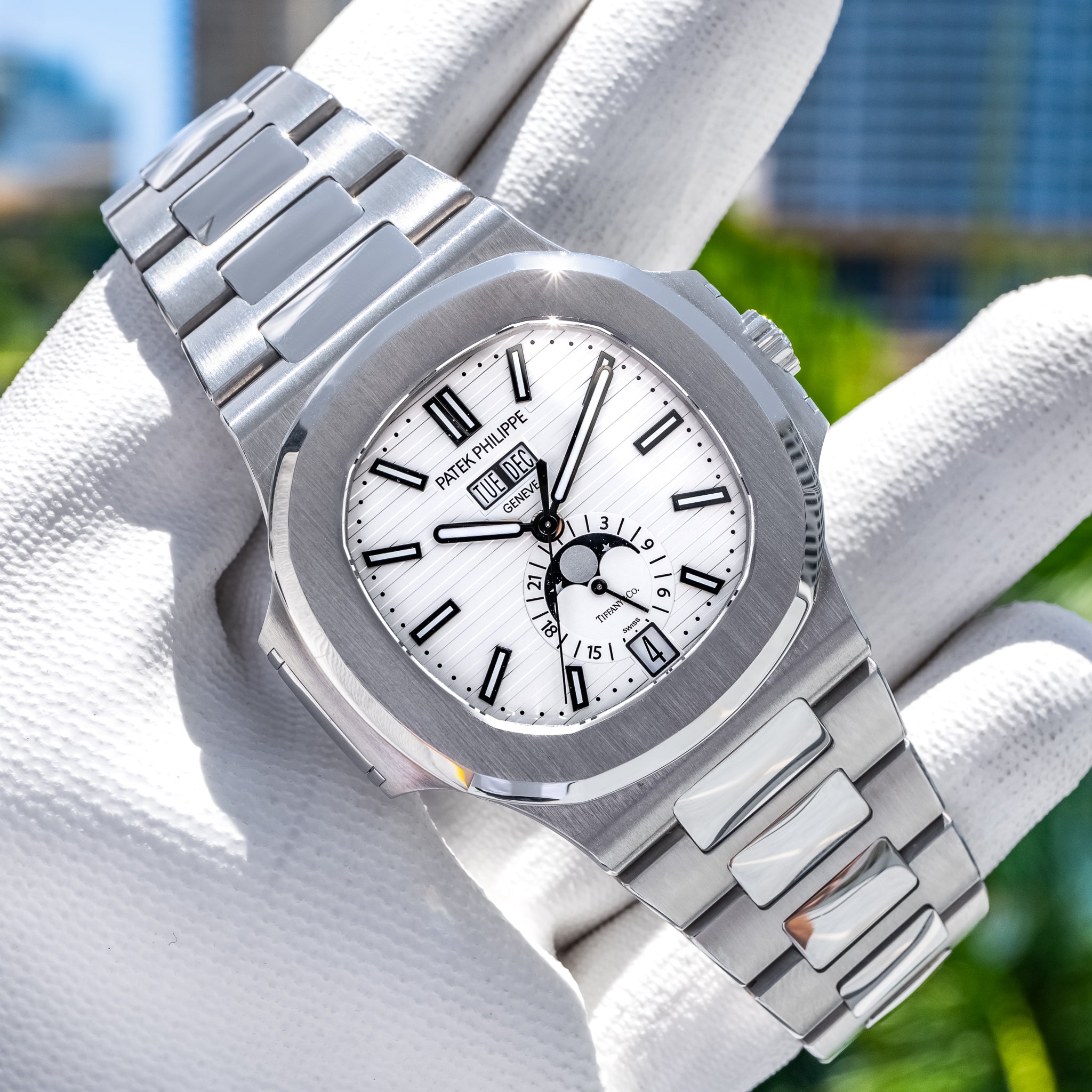 2018 Patek Philippe 5726/1A Nautilus Tiffany & Co Stamped 40.5mm