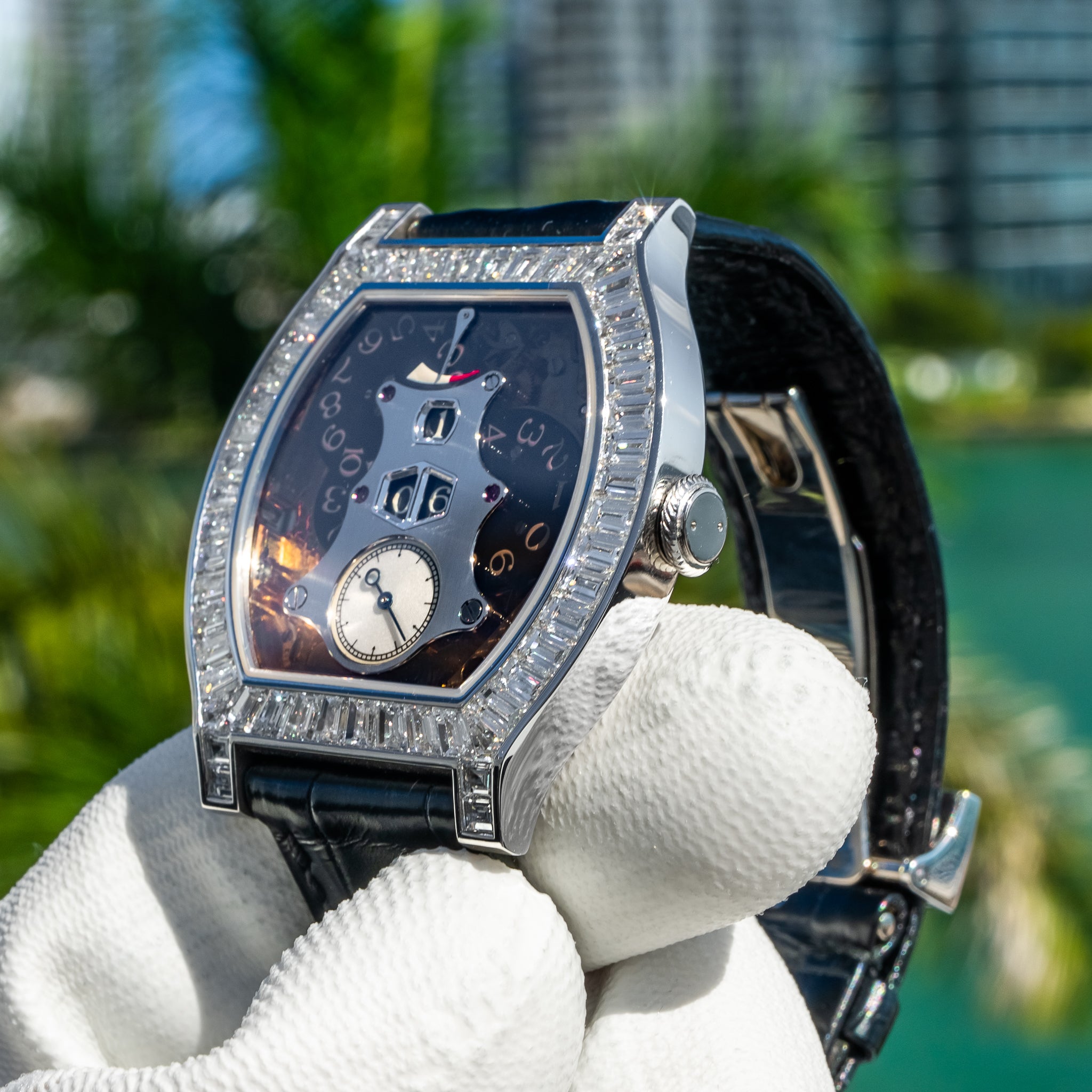 F.P. Journe Vagabondage II Platinum Baguette