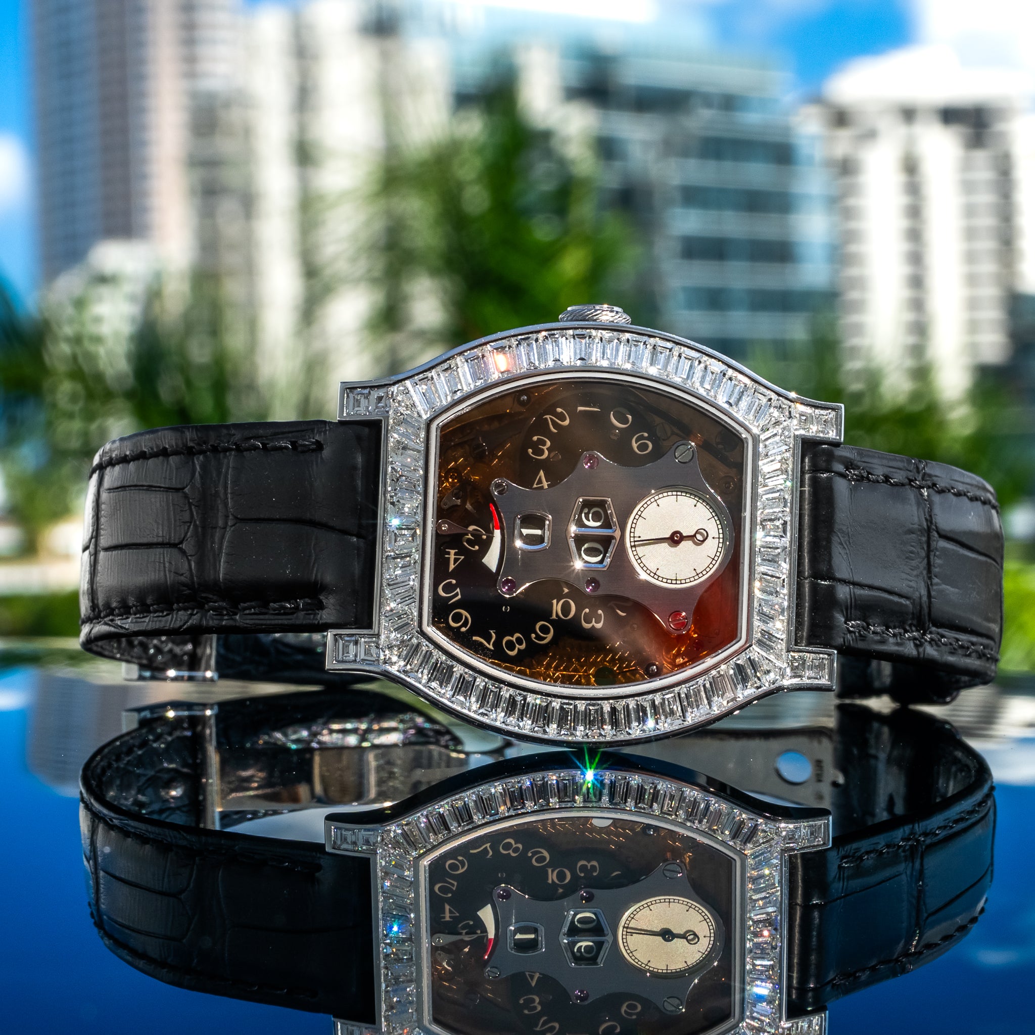 F.P. Journe Vagabondage II Platinum Baguette