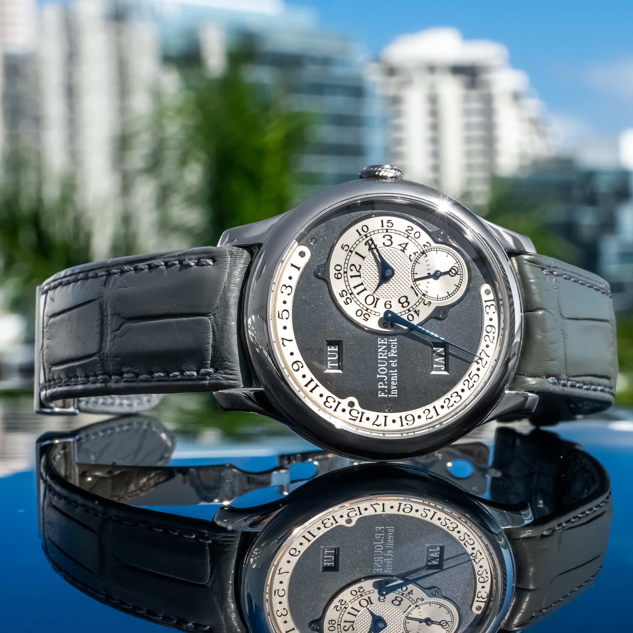 F.P. Journe Octa Calendrier Ruthenium Dial 40mm