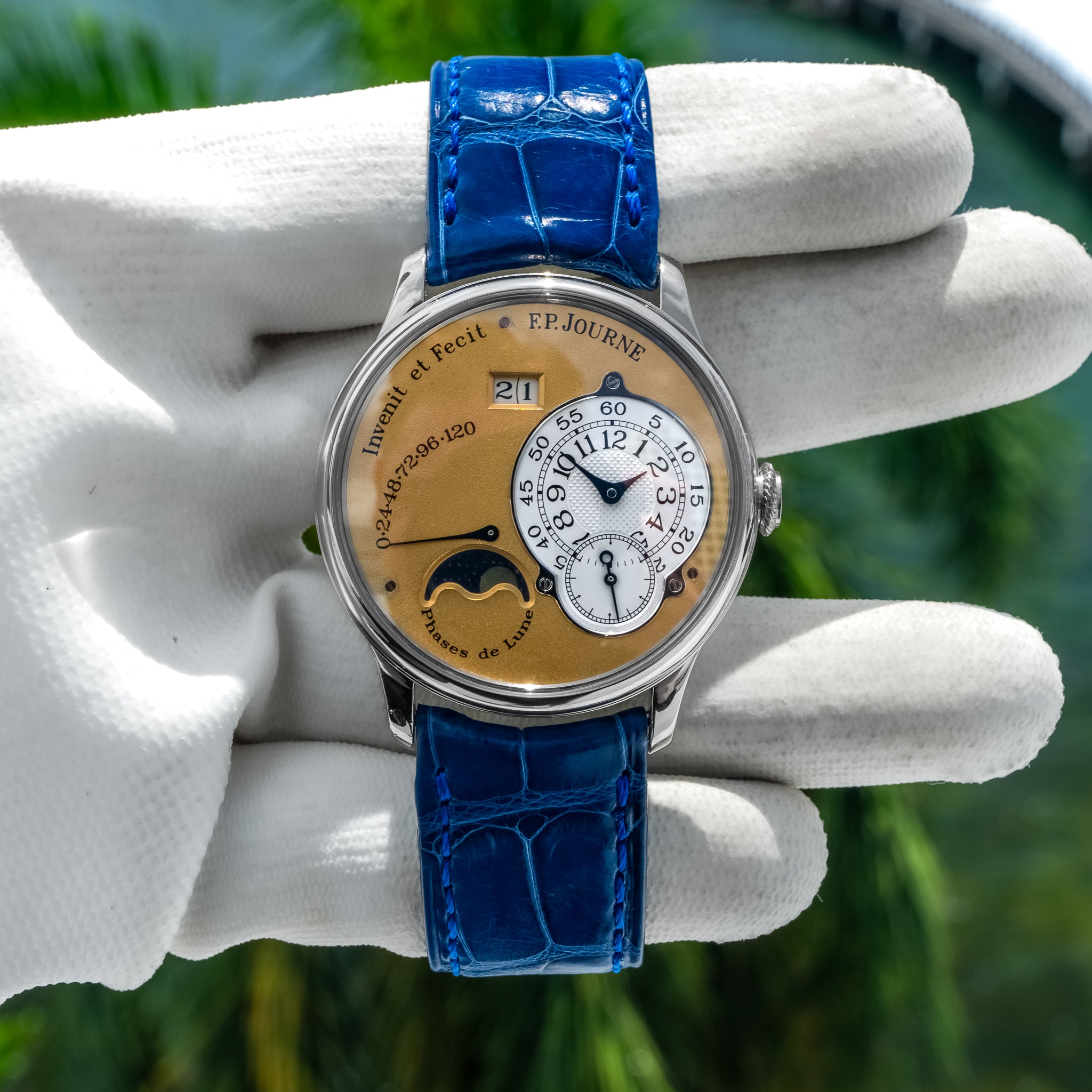 F.P. Journe Octa Lune Platinum Brass Movement 38mm