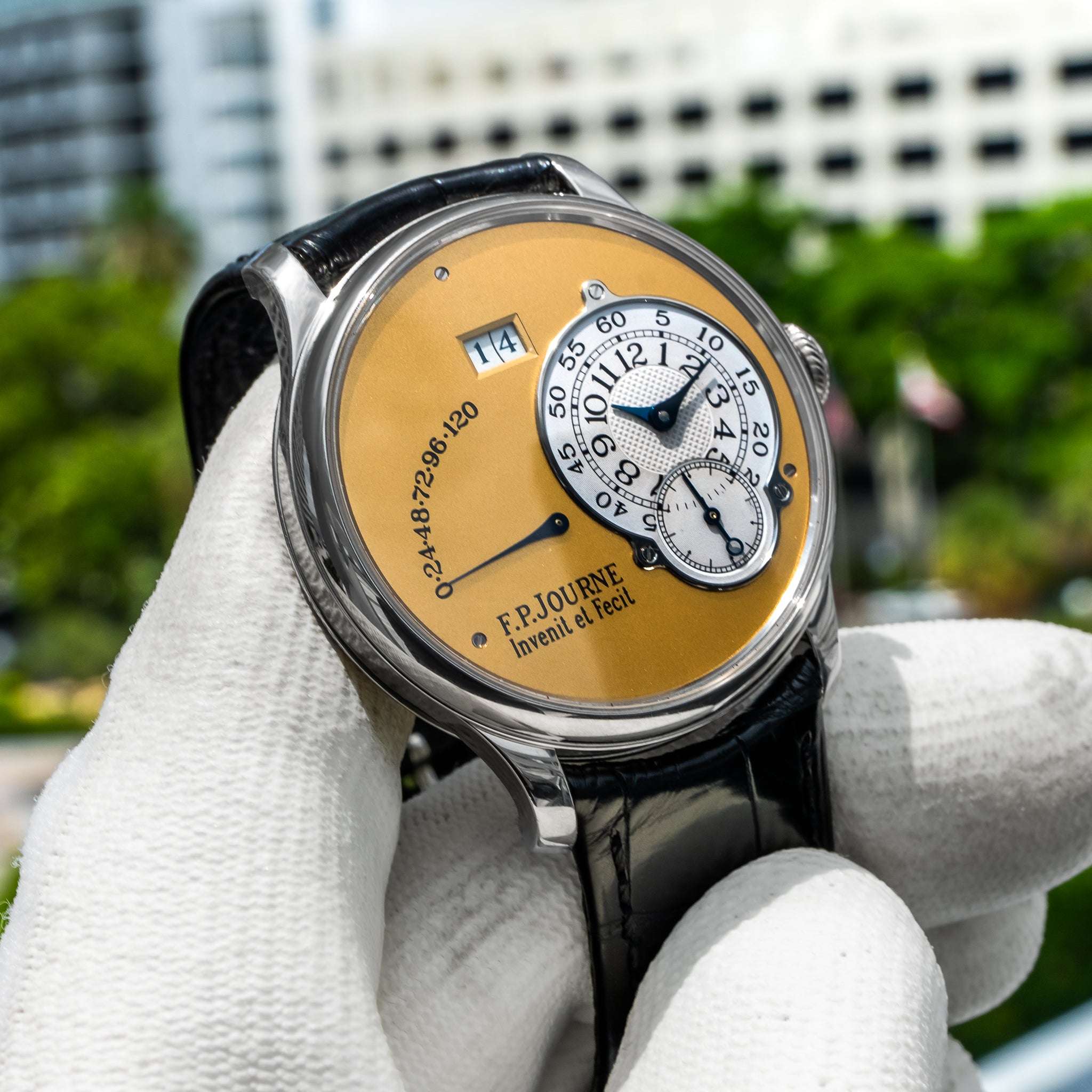 F.P. Journe Octa Reserve De Marche Platinum Brass Movement 38mm