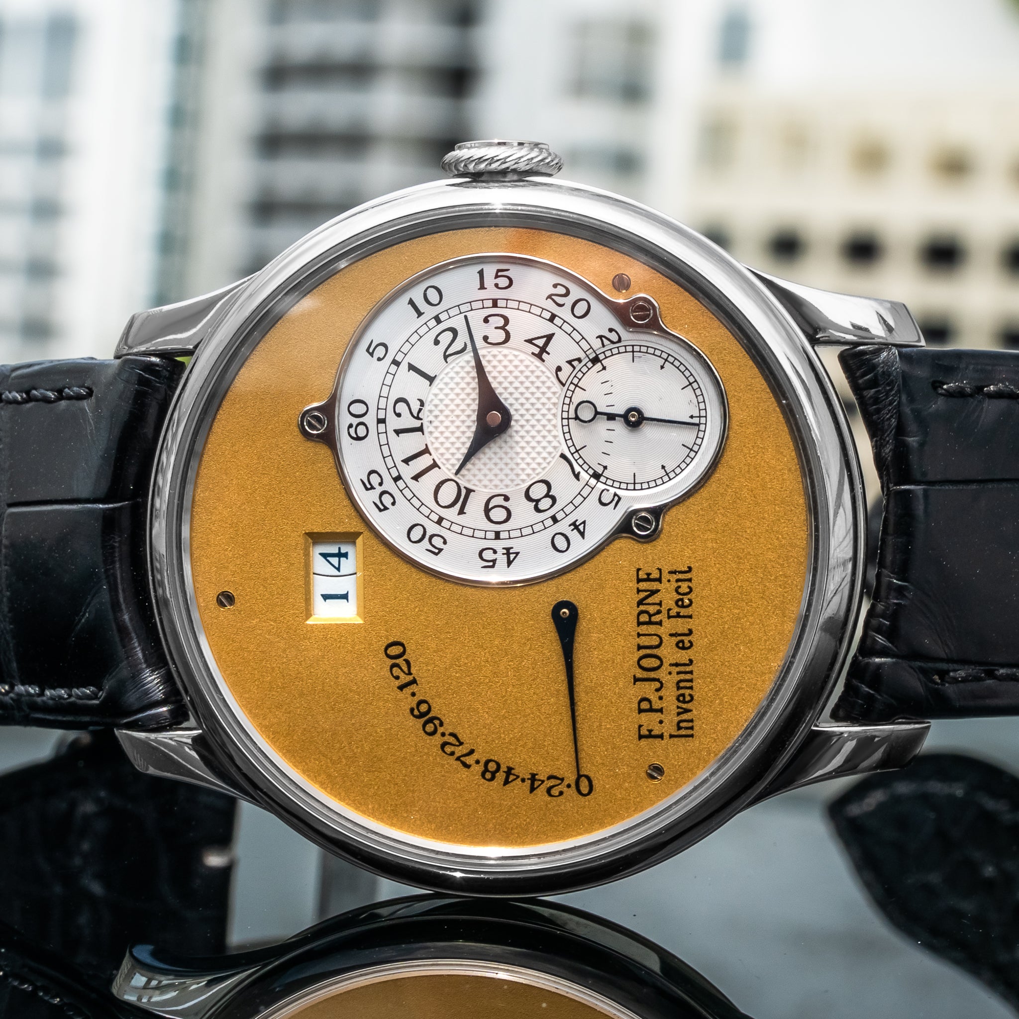 F.P. Journe Octa Reserve De Marche Platinum Brass Movement 38mm