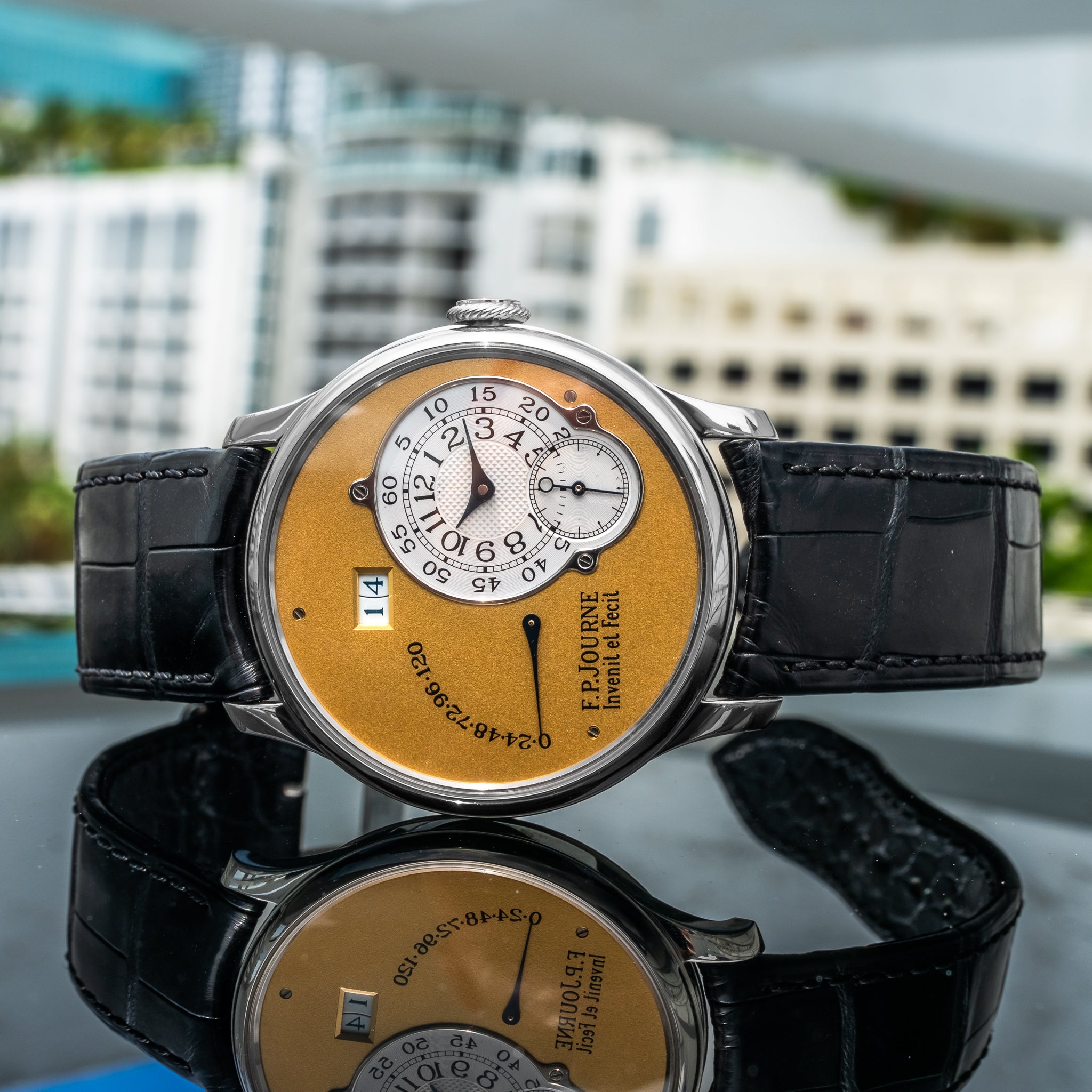 F.P. Journe Octa Reserve De Marche Platinum Brass Movement 38mm