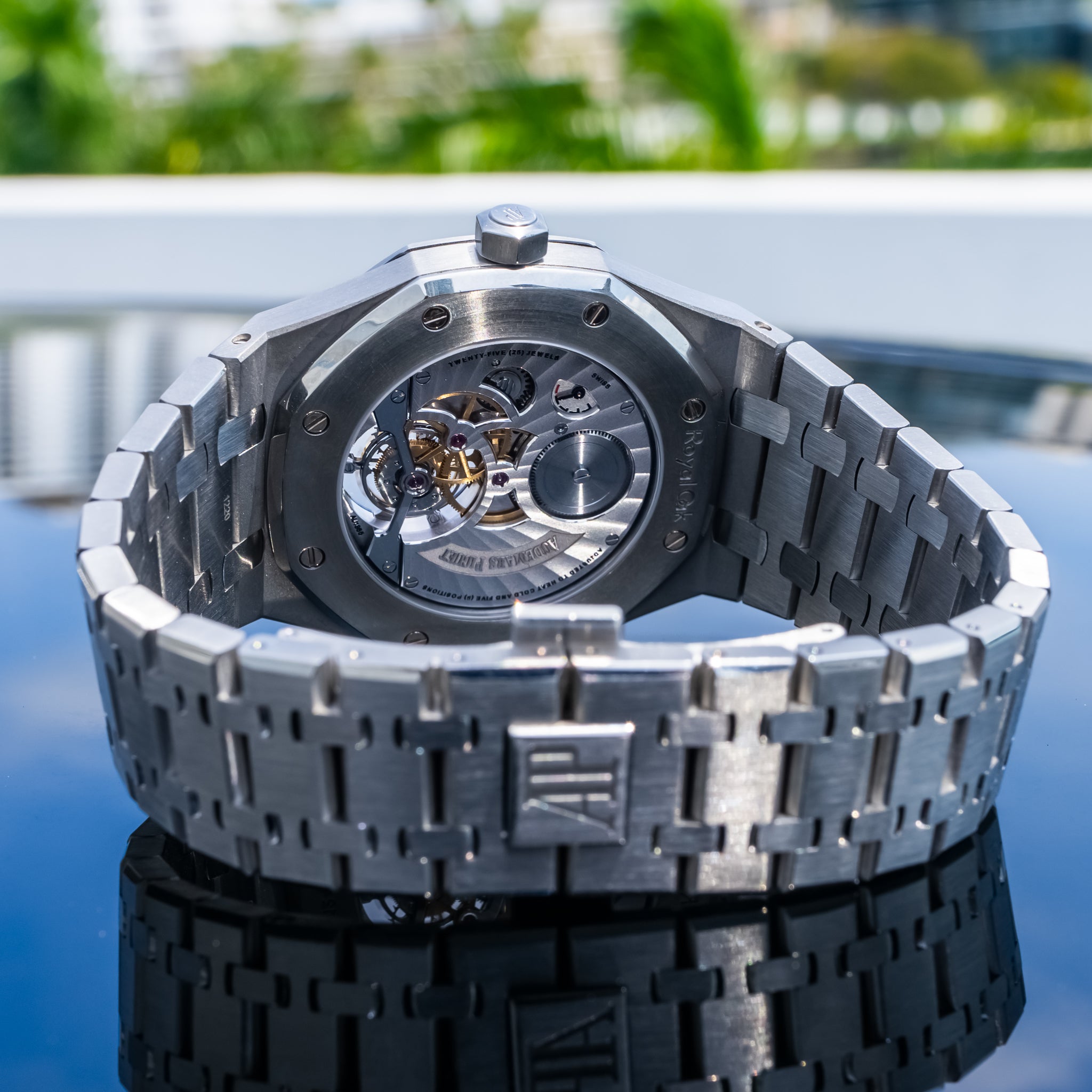 Audemars Piguet 26522ST Royal Oak Flying Tourbillon Purple Dial 41mm