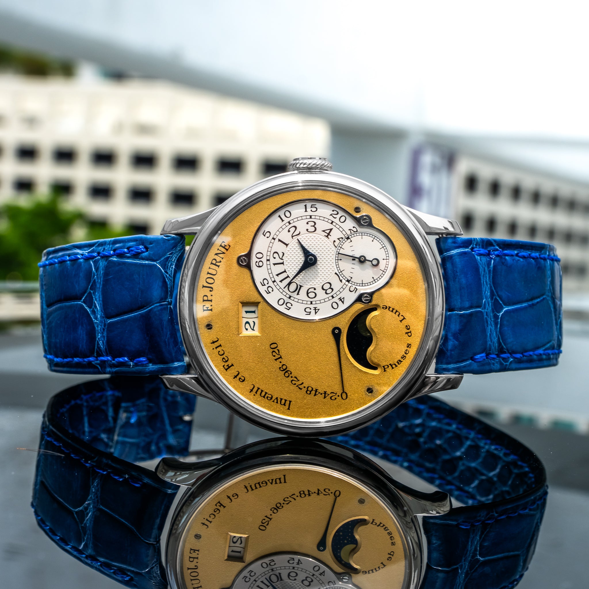 F.P. Journe Octa Lune Platinum Brass Movement 38mm