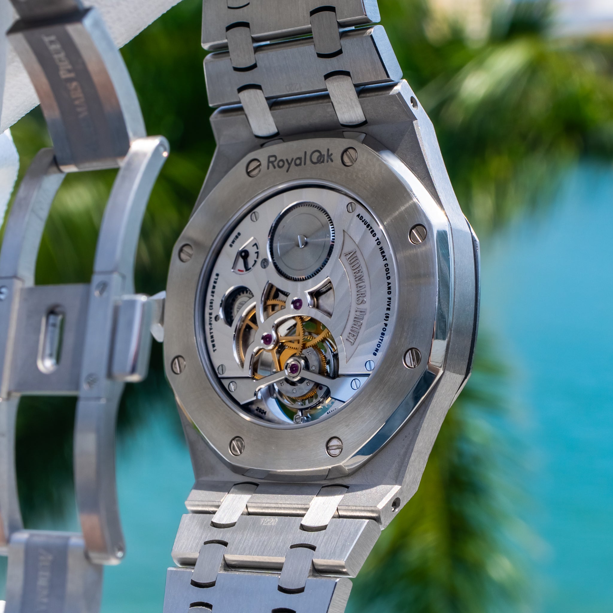 Audemars Piguet 26522ST Royal Oak Flying Tourbillon Purple Dial 41mm