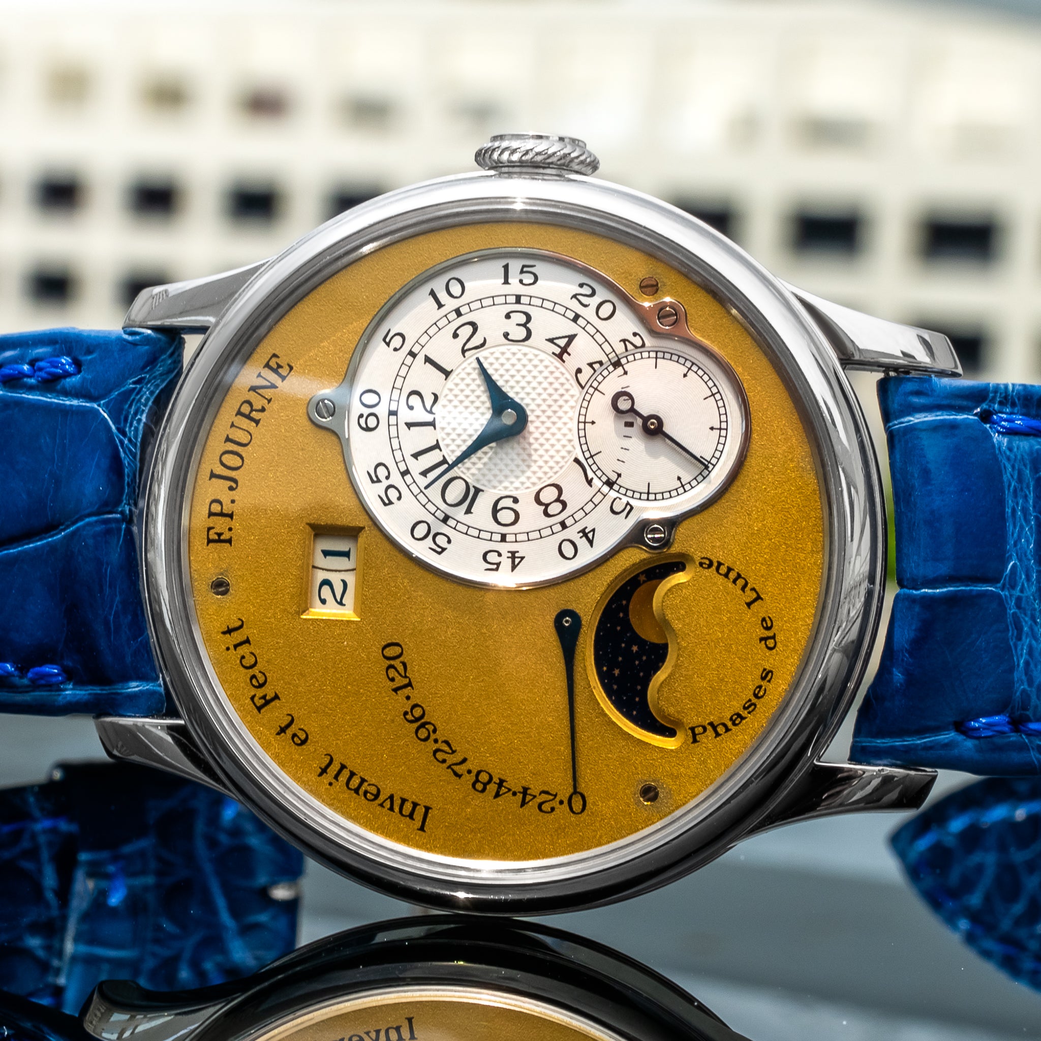 F.P. Journe Octa Lune Platinum Brass Movement 38mm