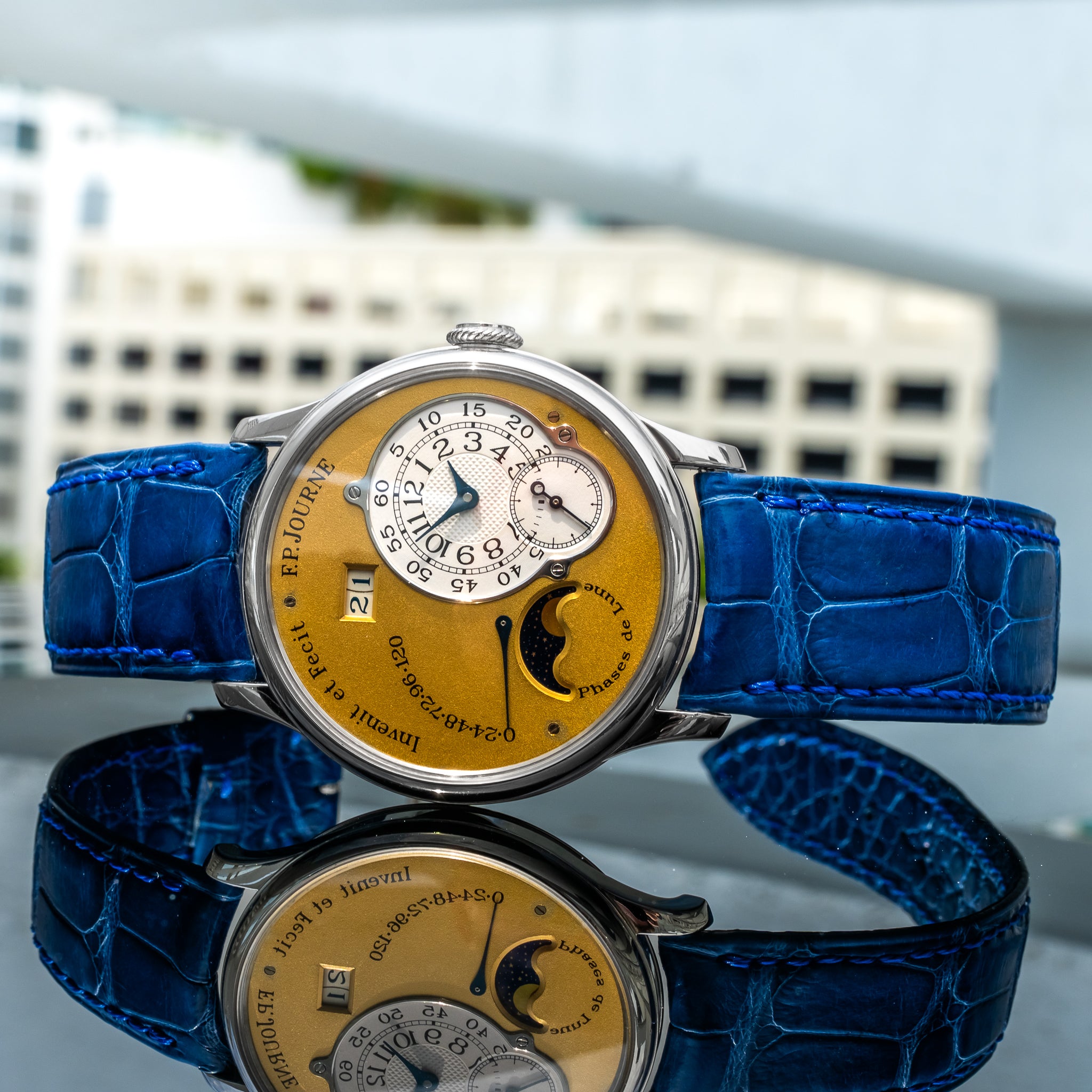 F.P. Journe Octa Lune Platinum Brass Movement 38mm