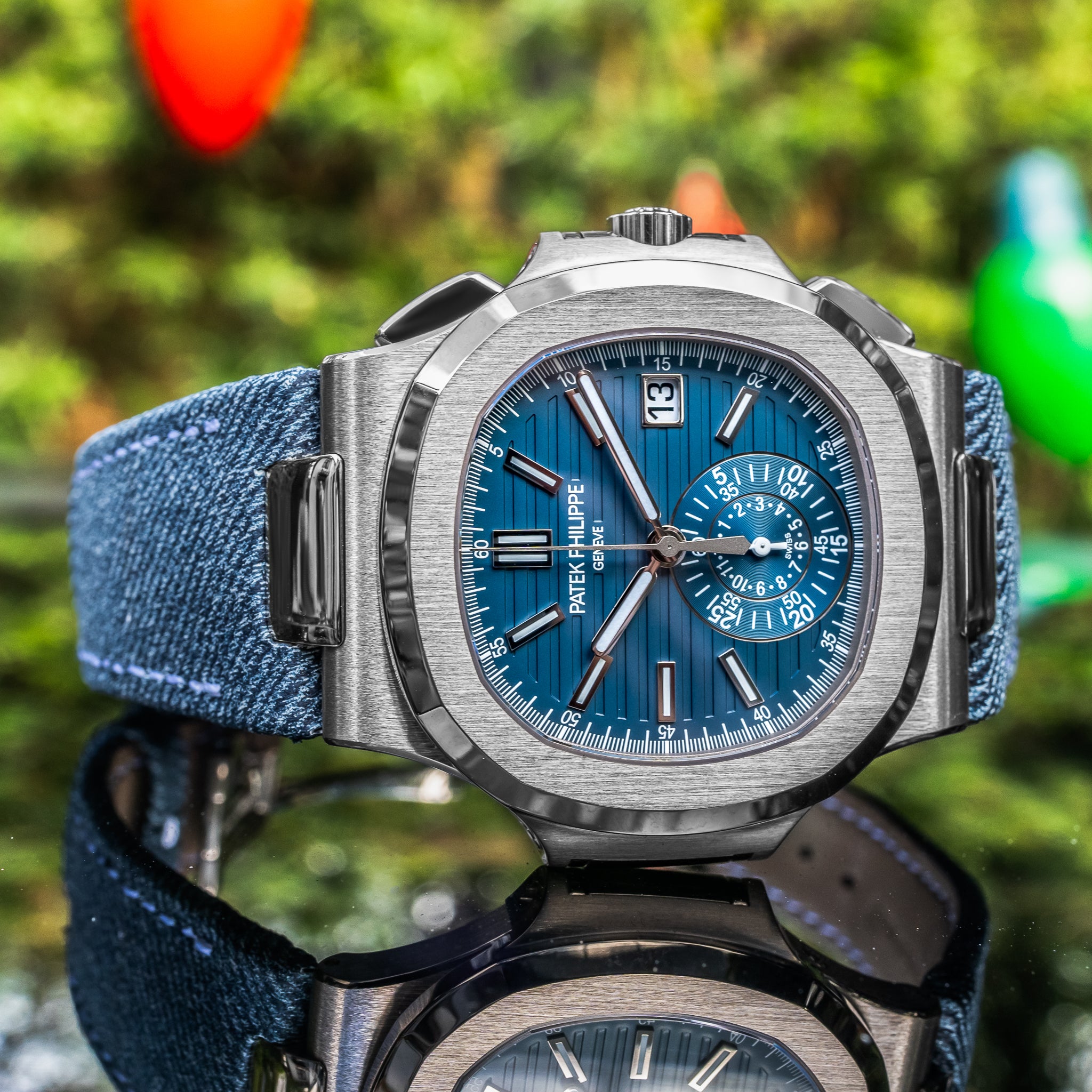 2025 Patek Philippe Nautilus 5980/60G Travel Time Chronograph