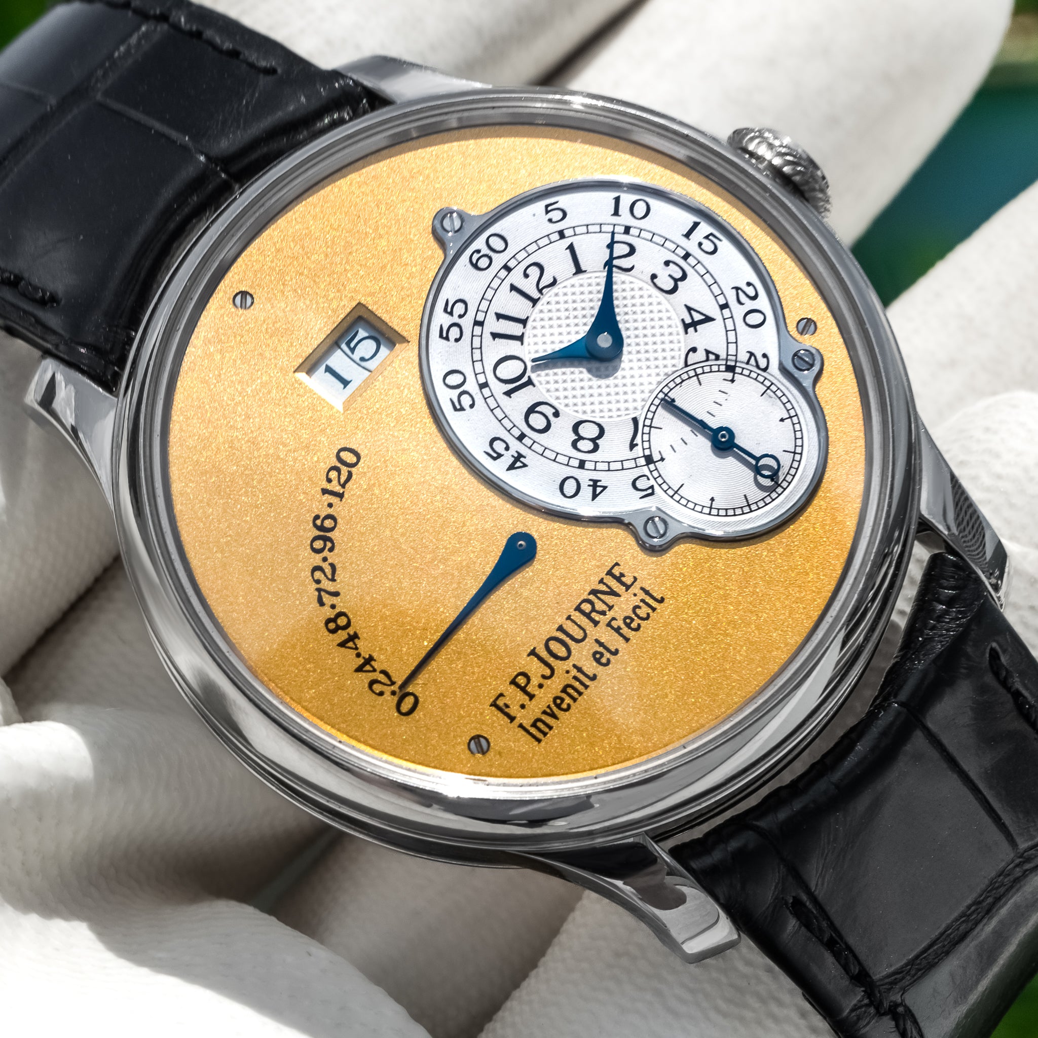 F.P. Journe 02A Octa Reserve De Marche Platinum Brass Movement 38mm