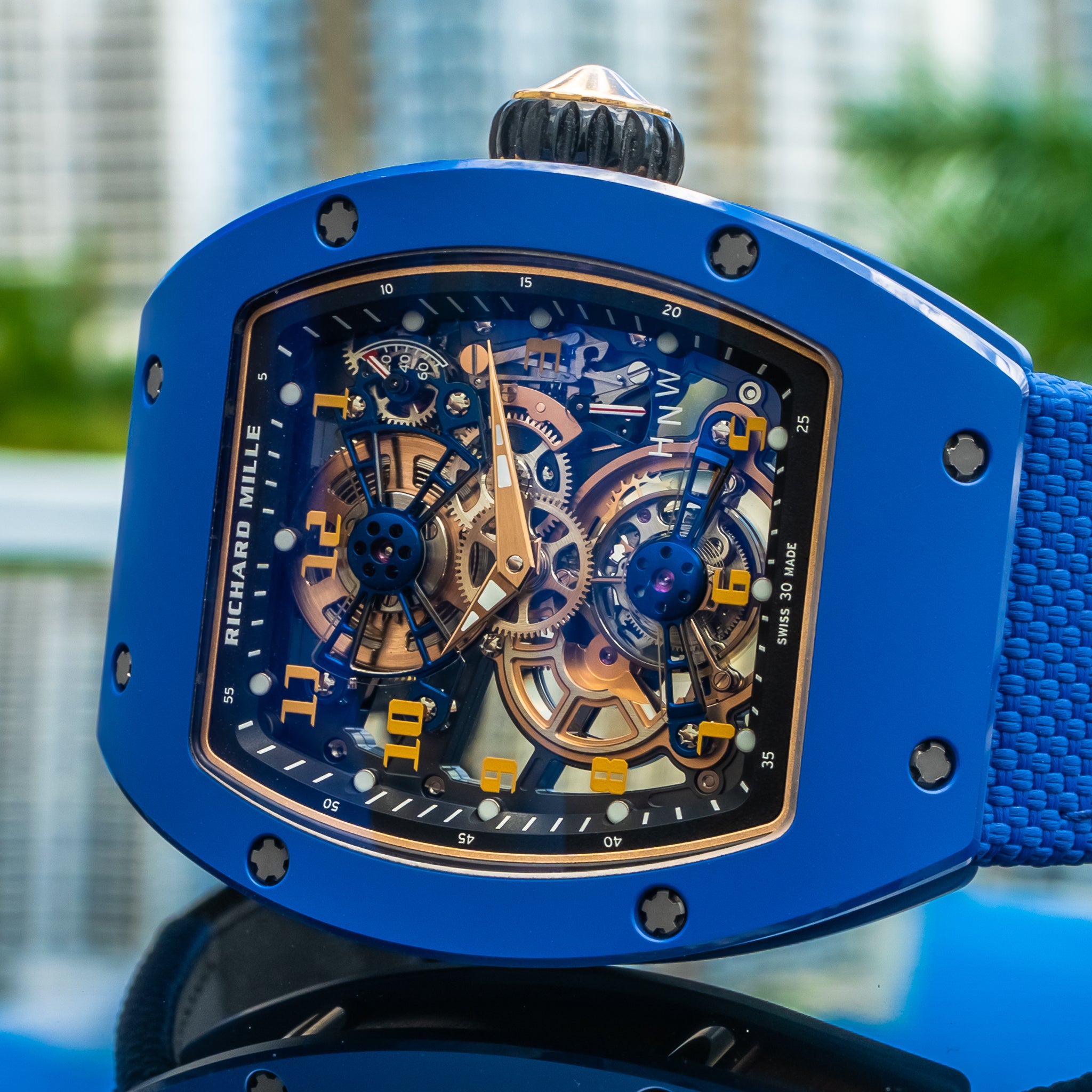 2023 Richard Mille RM17-02 Blue Ceramic Manual Winding Tourbillon