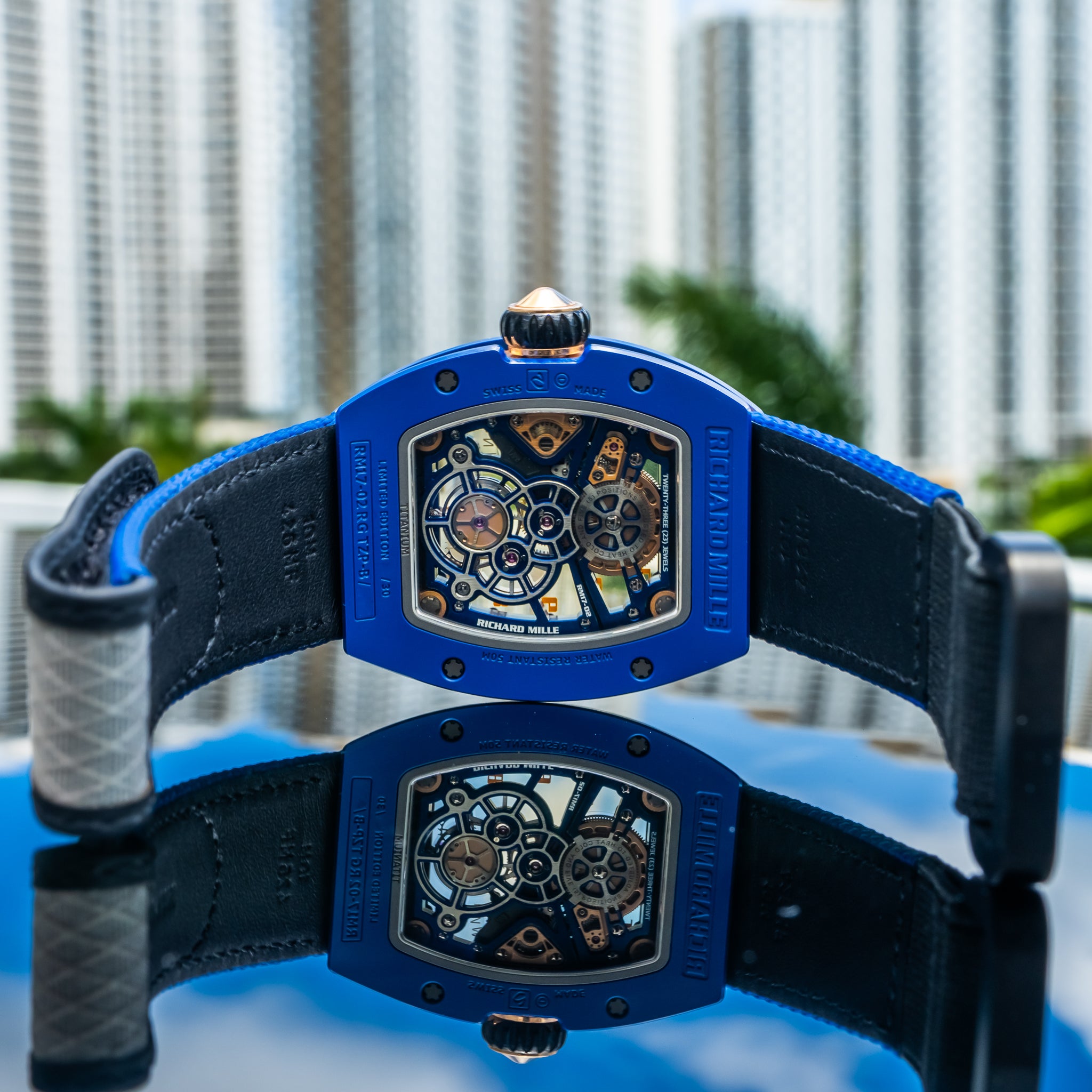 2023 Richard Mille RM17-02 Blue Ceramic Manual Winding Tourbillon