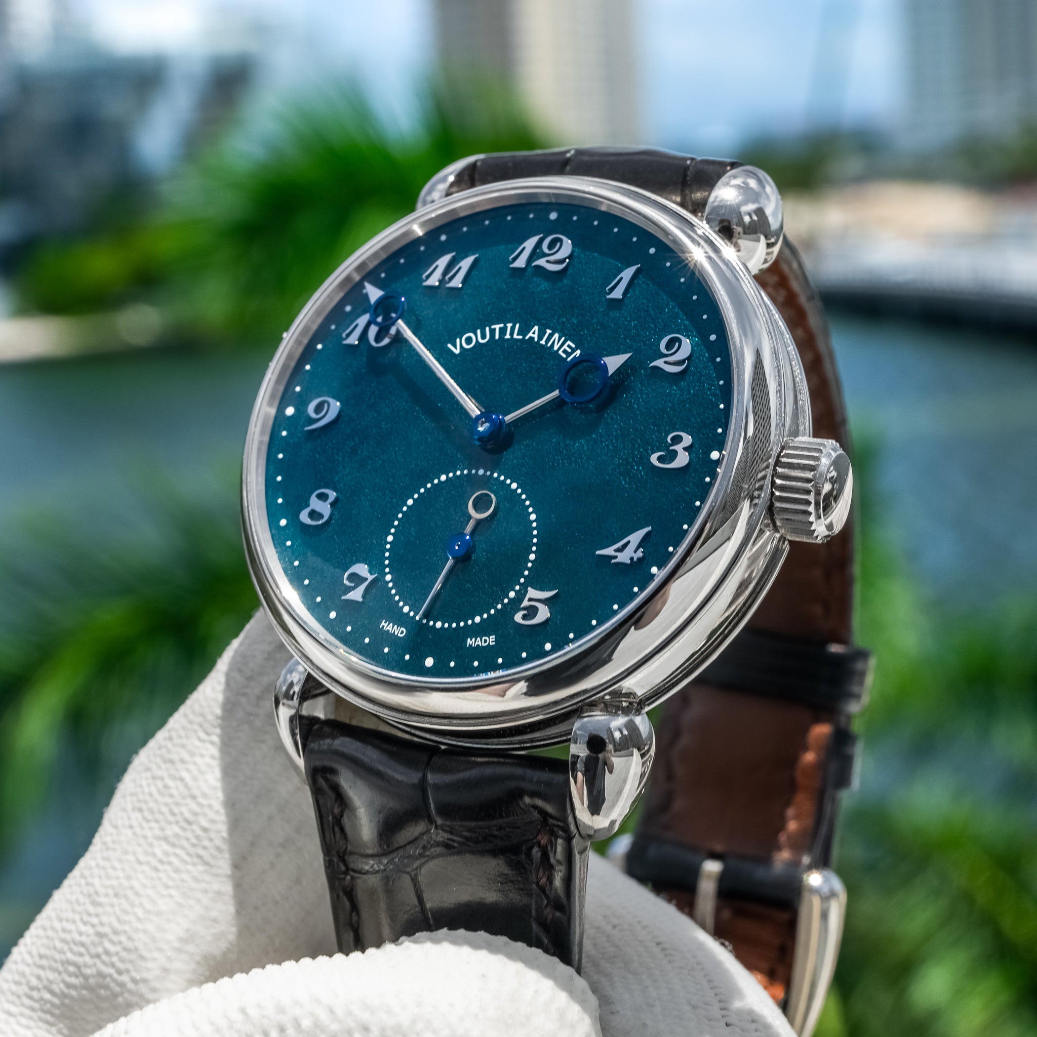2020 Voutilainen Vingt-8 Green Enamel Dial 39mm