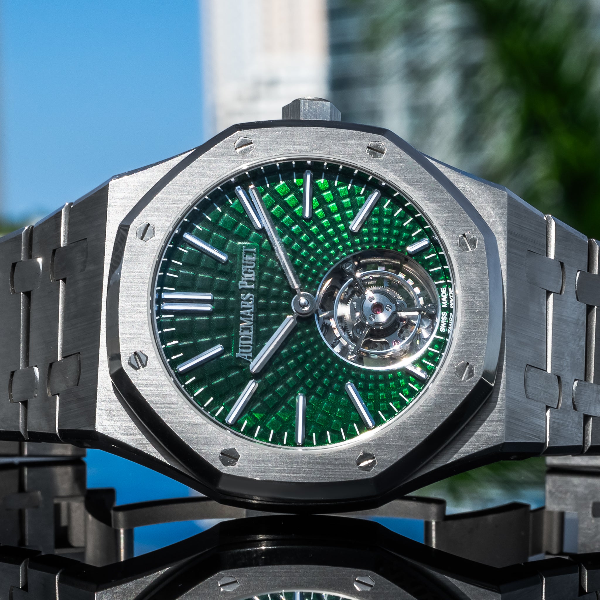 2022 Audemars Piguet Royal Oak 26534ti Flying Tourbillon Green