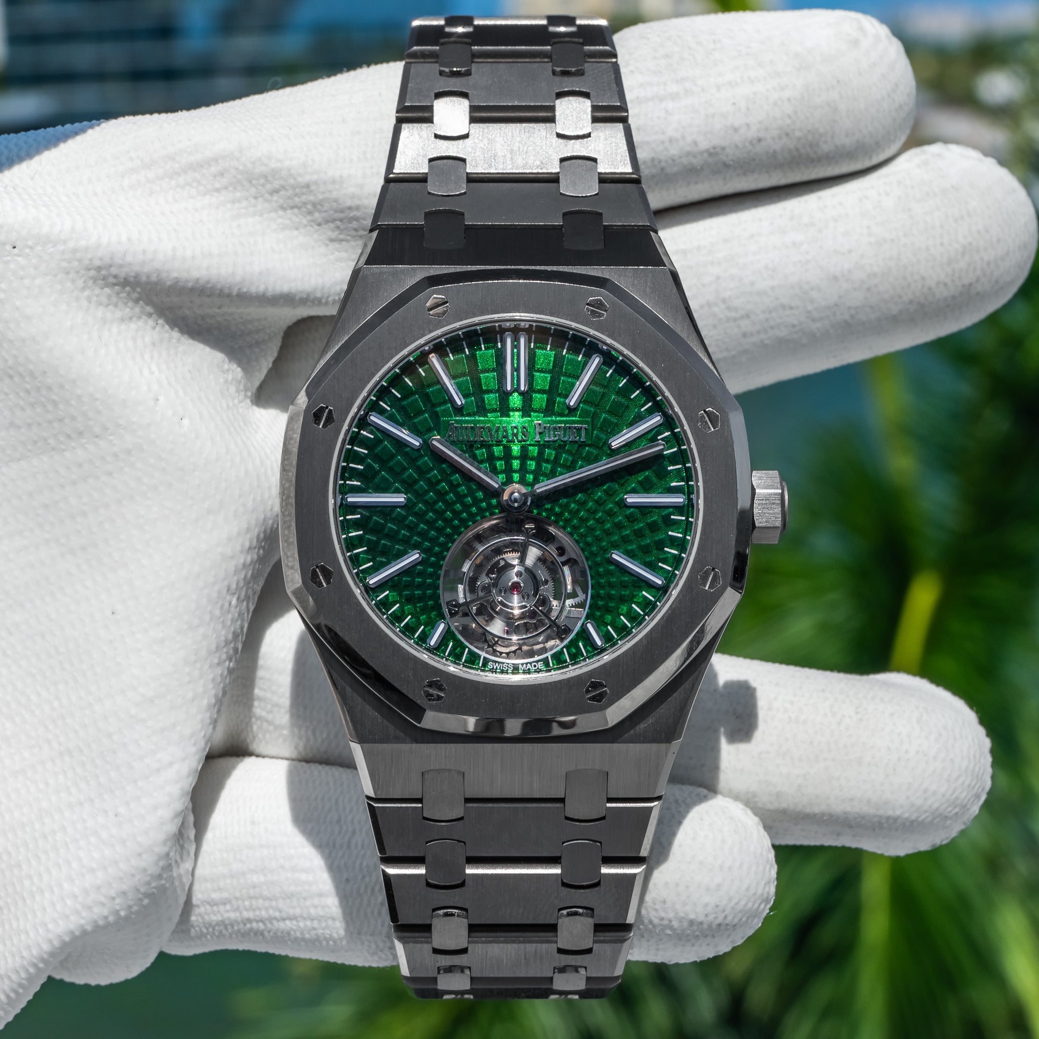 2022 Audemars Piguet Royal Oak 26534ti Flying Tourbillon Green