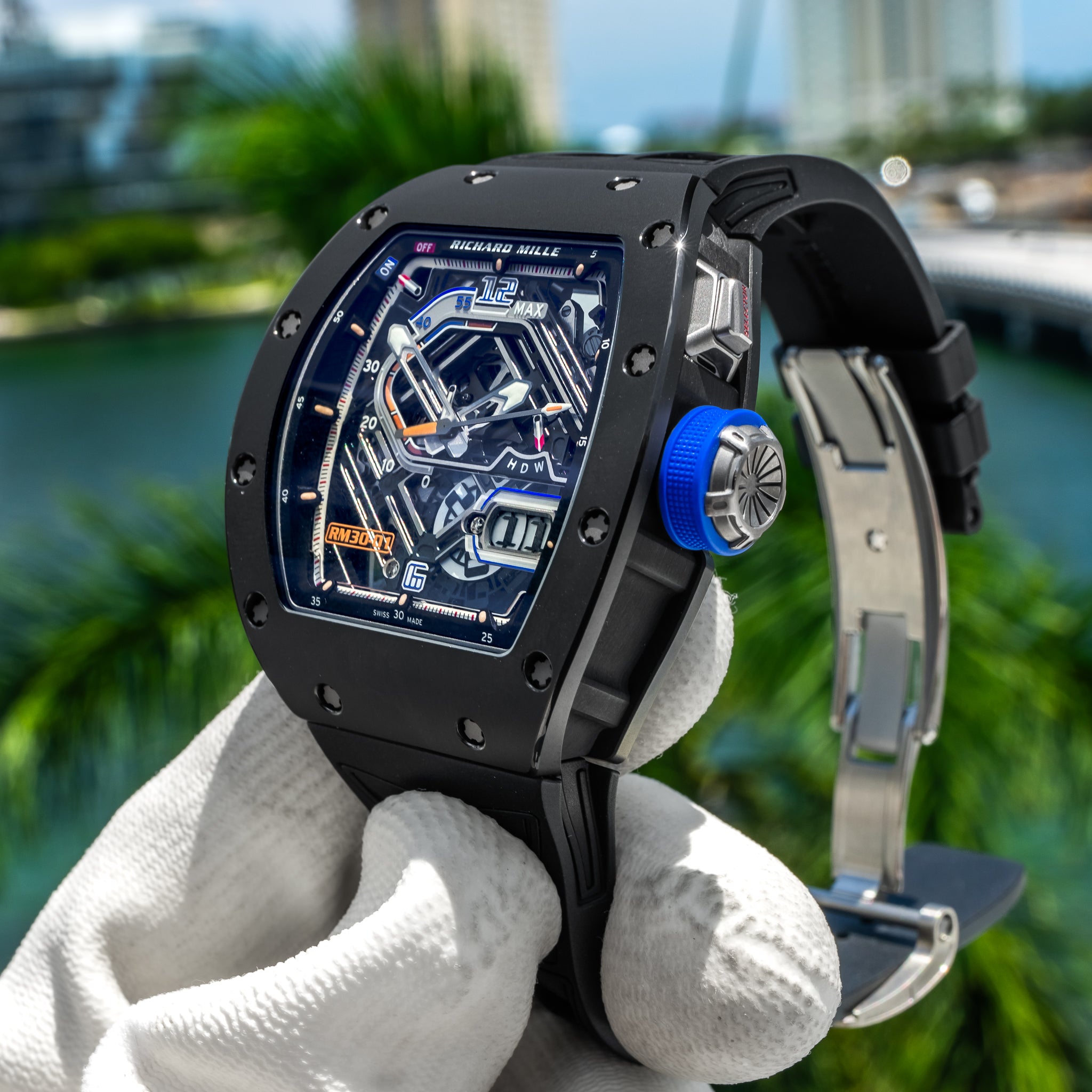 2026 Richard Mille RM 30-01 Black Ceramic 42.7 mm x 50 mm