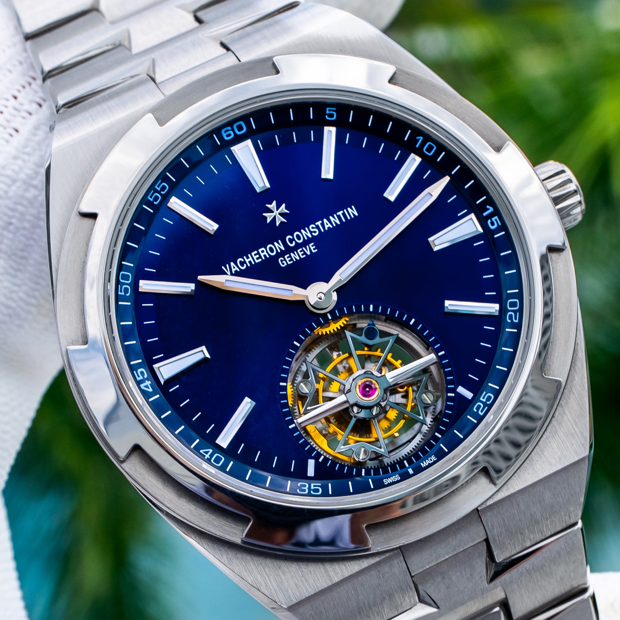 2021 Vacheron Constantin Overseas Tourbillon Stainless Steel 6000V/110A-B544