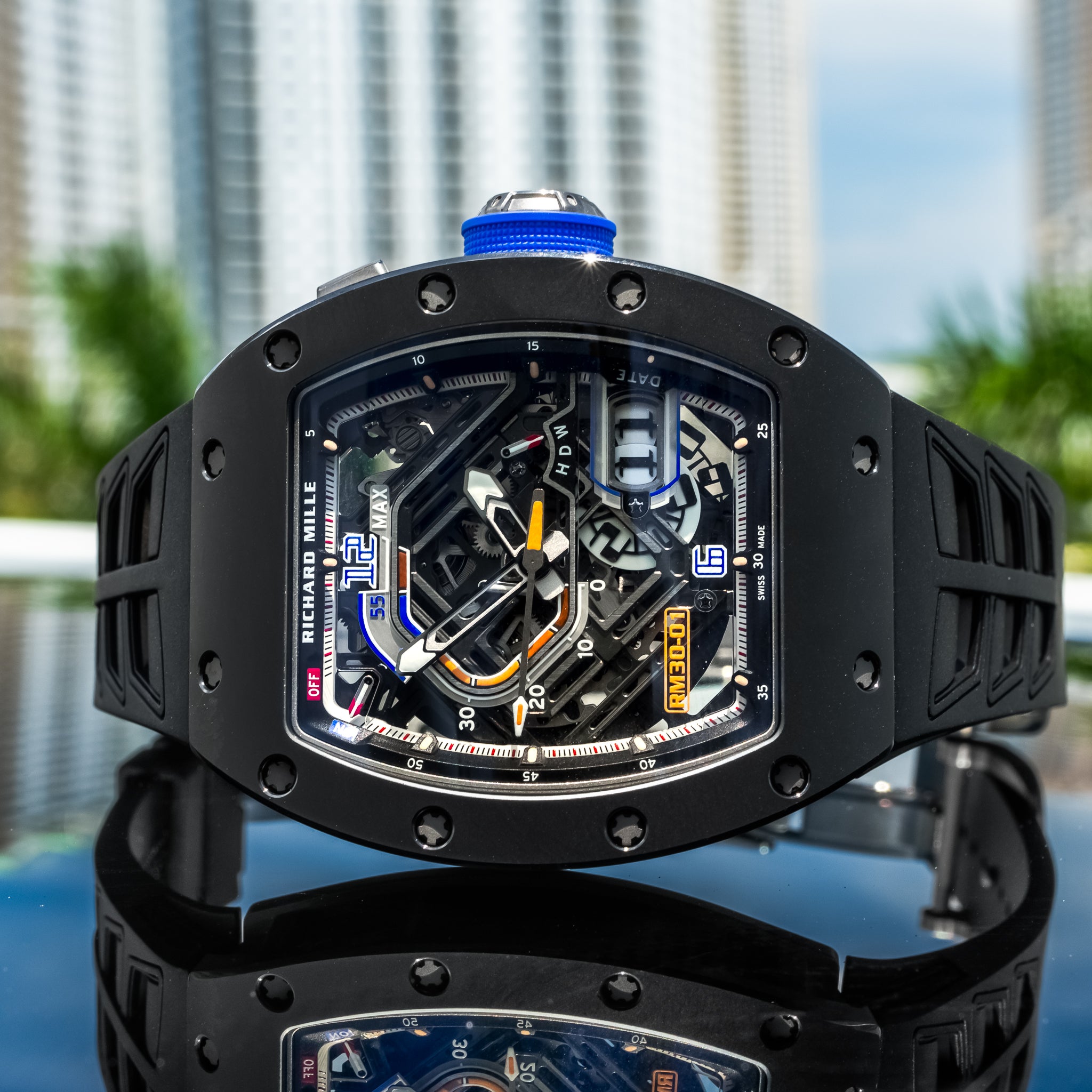 2026 Richard Mille RM 30-01 Black Ceramic 42.7 mm x 50 mm