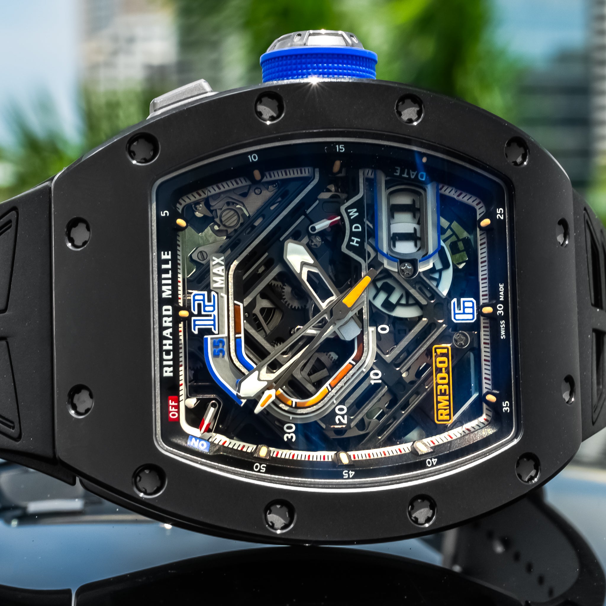 2026 Richard Mille RM 30-01 Black Ceramic 42.7 mm x 50 mm